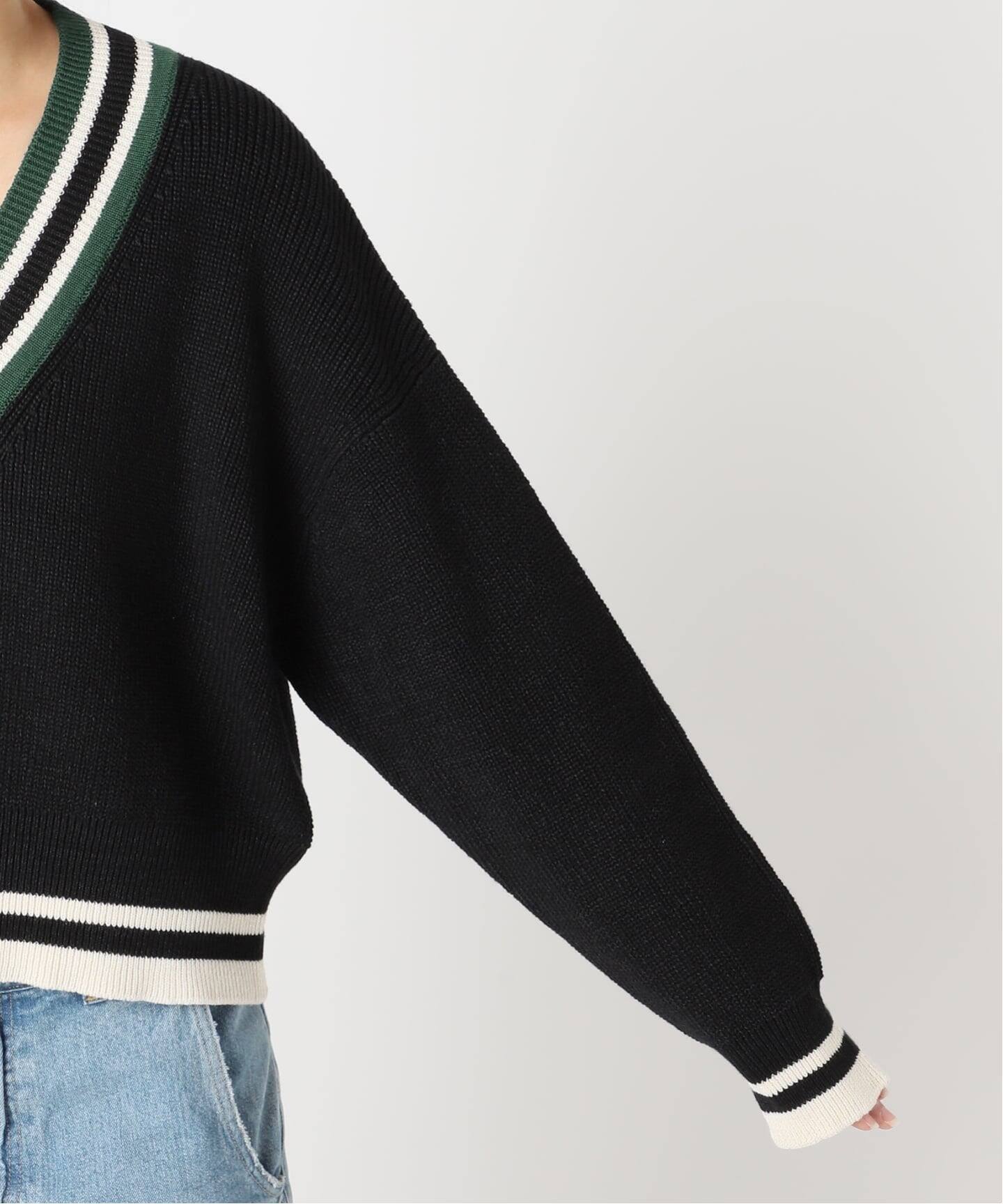 リネンラインVネックプルオーバー（ニット／セーター）｜JOURNAL