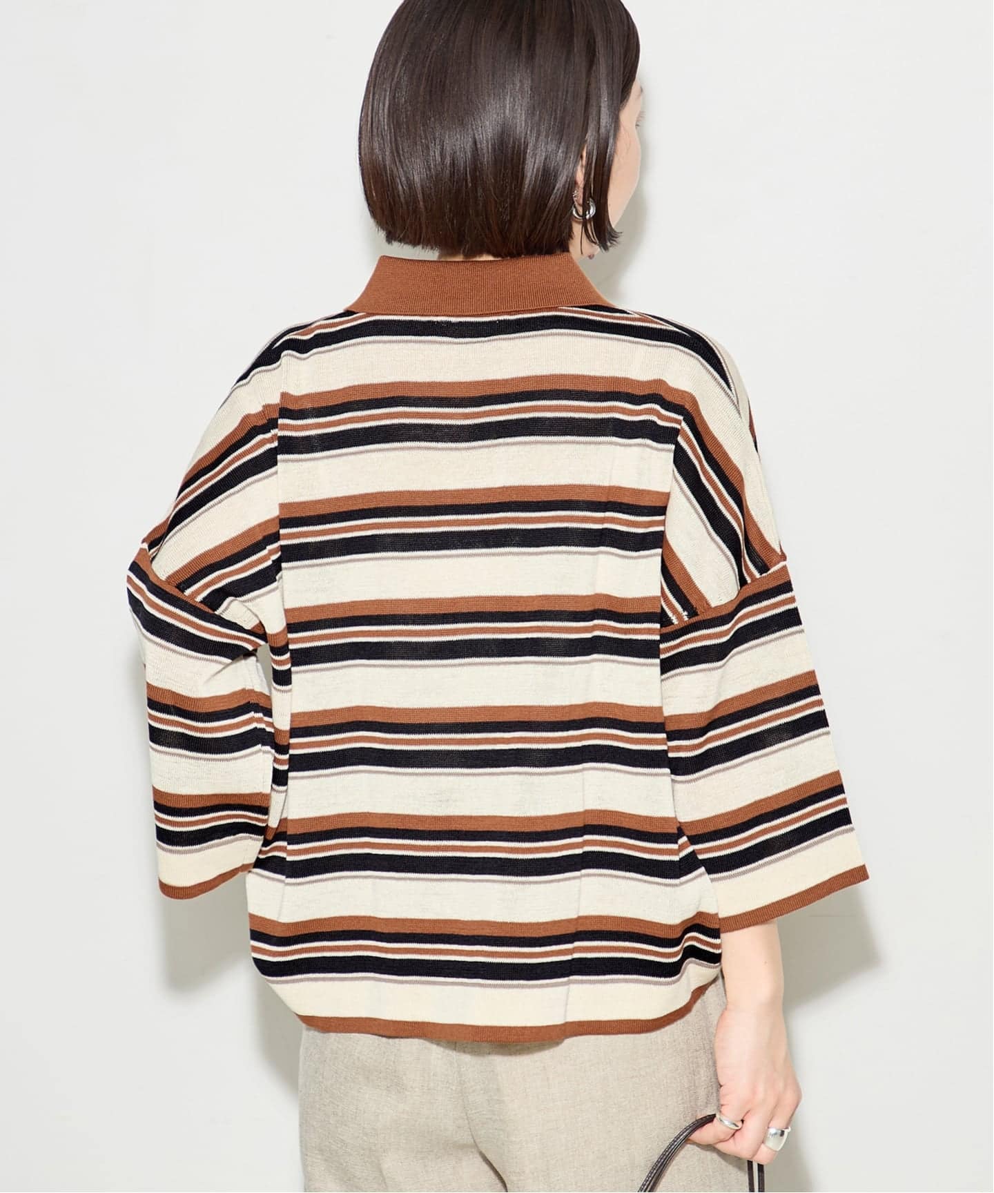 【美品】ジャーナルスタンダードリサージ　ウール100 ボーダーニット journal standard L'essage ウール100％ボーダーニット - メルカリ
