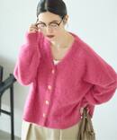 《一部WEB限定カラー/追加予約》FOX CASHMERE Vネックカーディガン