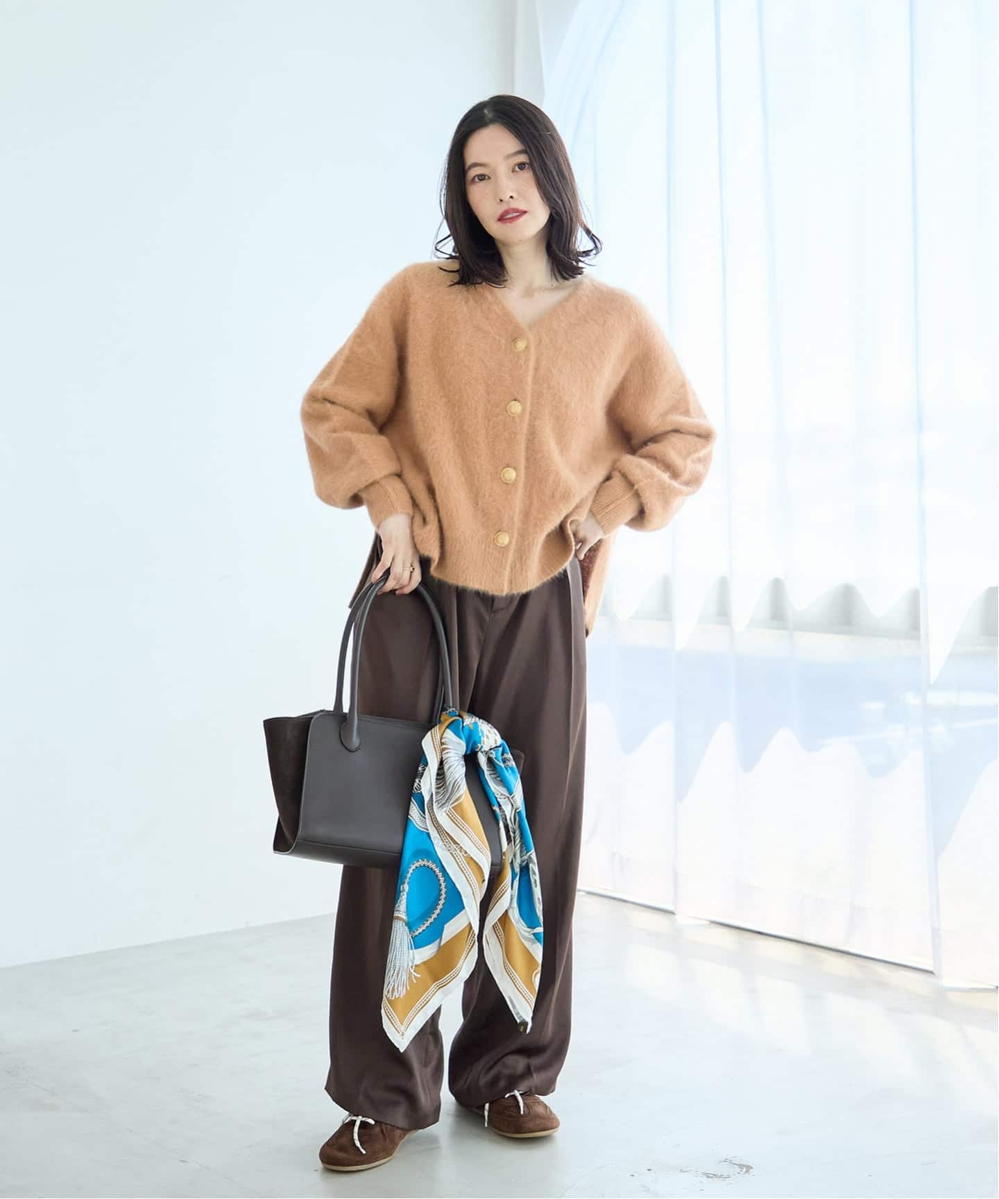 予約》FOX CASHMERE Vネックカーディガン（カーディガン）｜JOURNAL