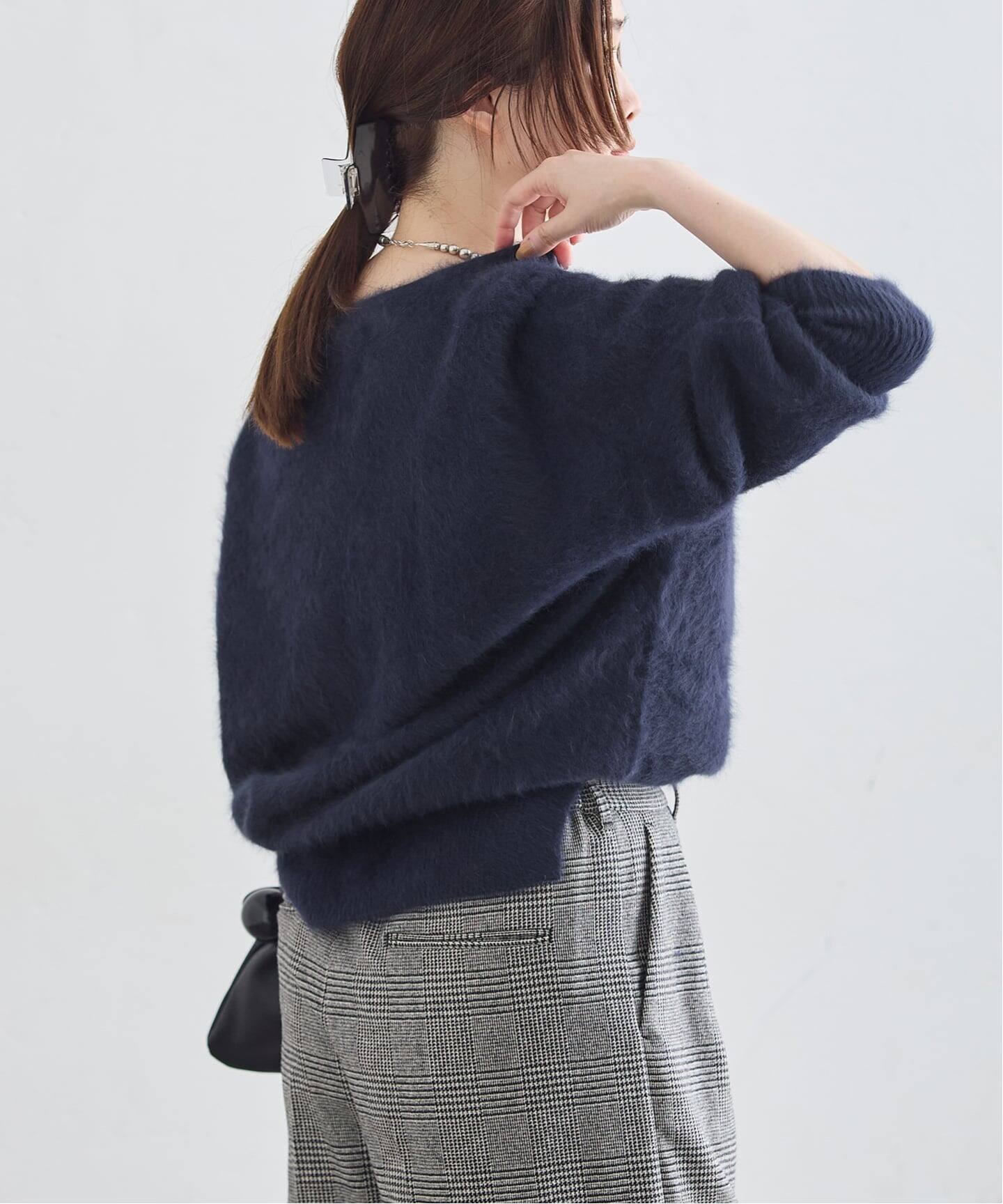 追加》FOX CASHMERE Vネックプルオーバー（ニット／セーター