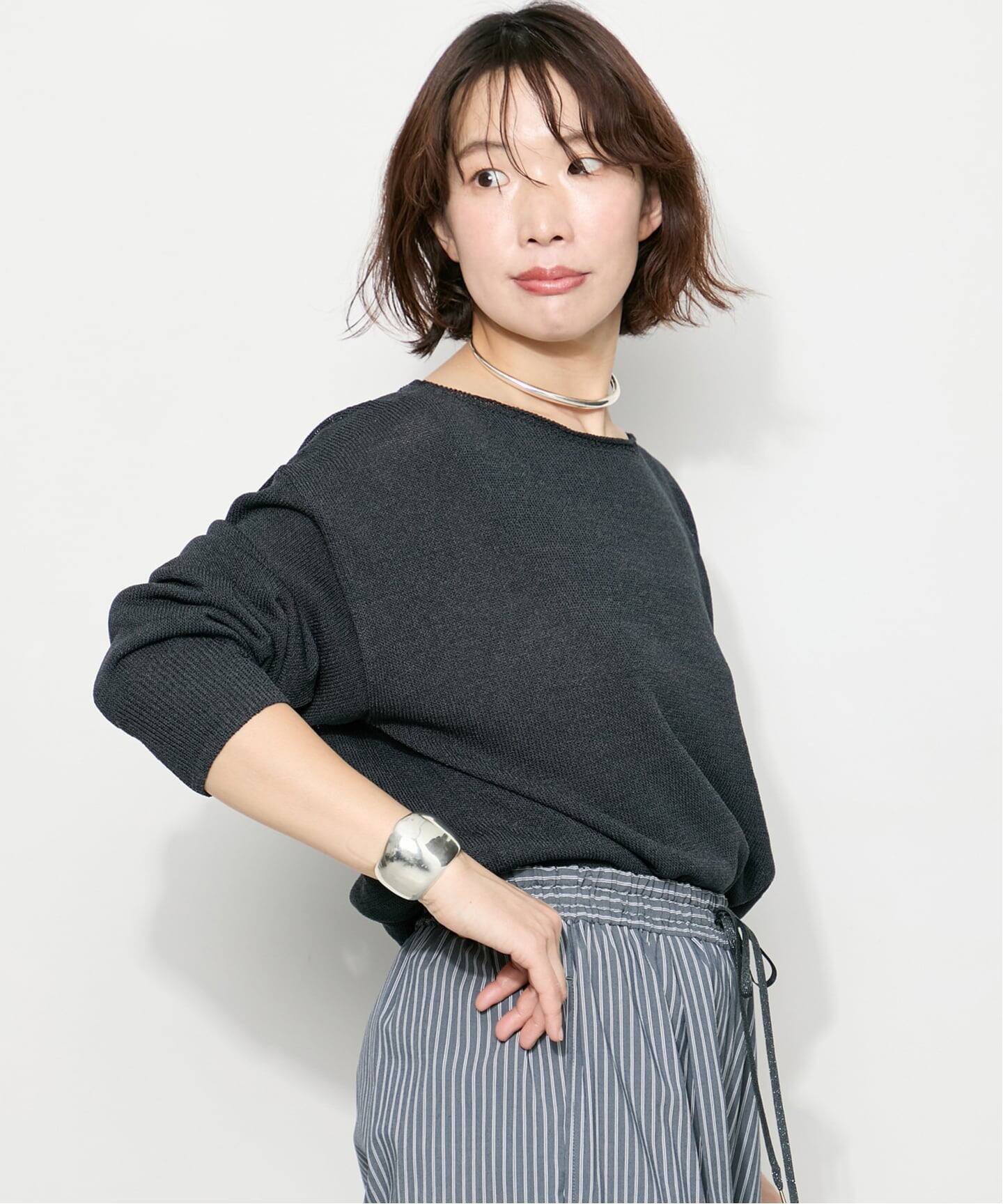 ウォッシャブル ペーパー混プルオーバー（ニット／セーター）｜JOURNAL