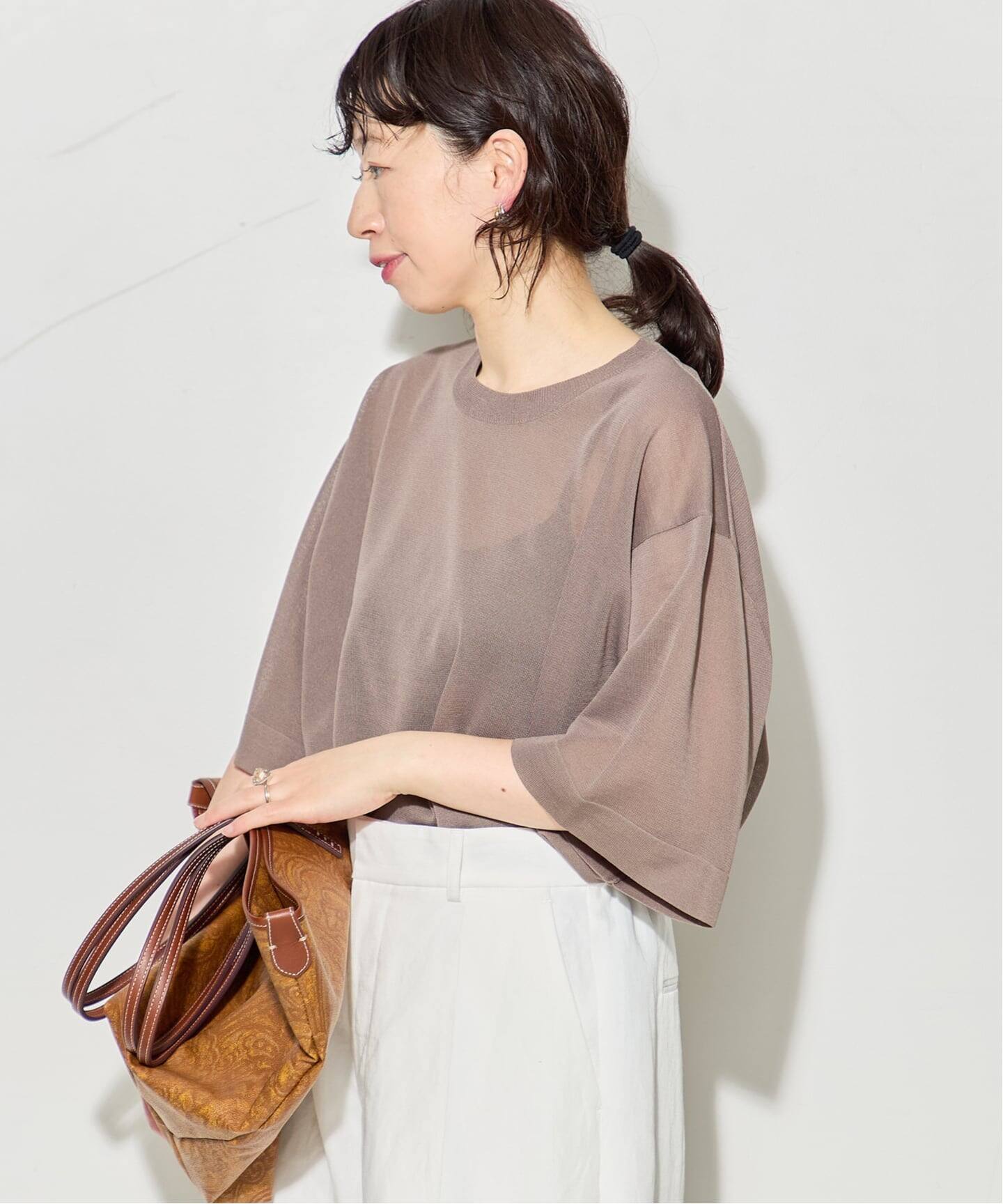 フォルムニットTシャツ（ニット／セーター）｜JOURNAL STANDARD L