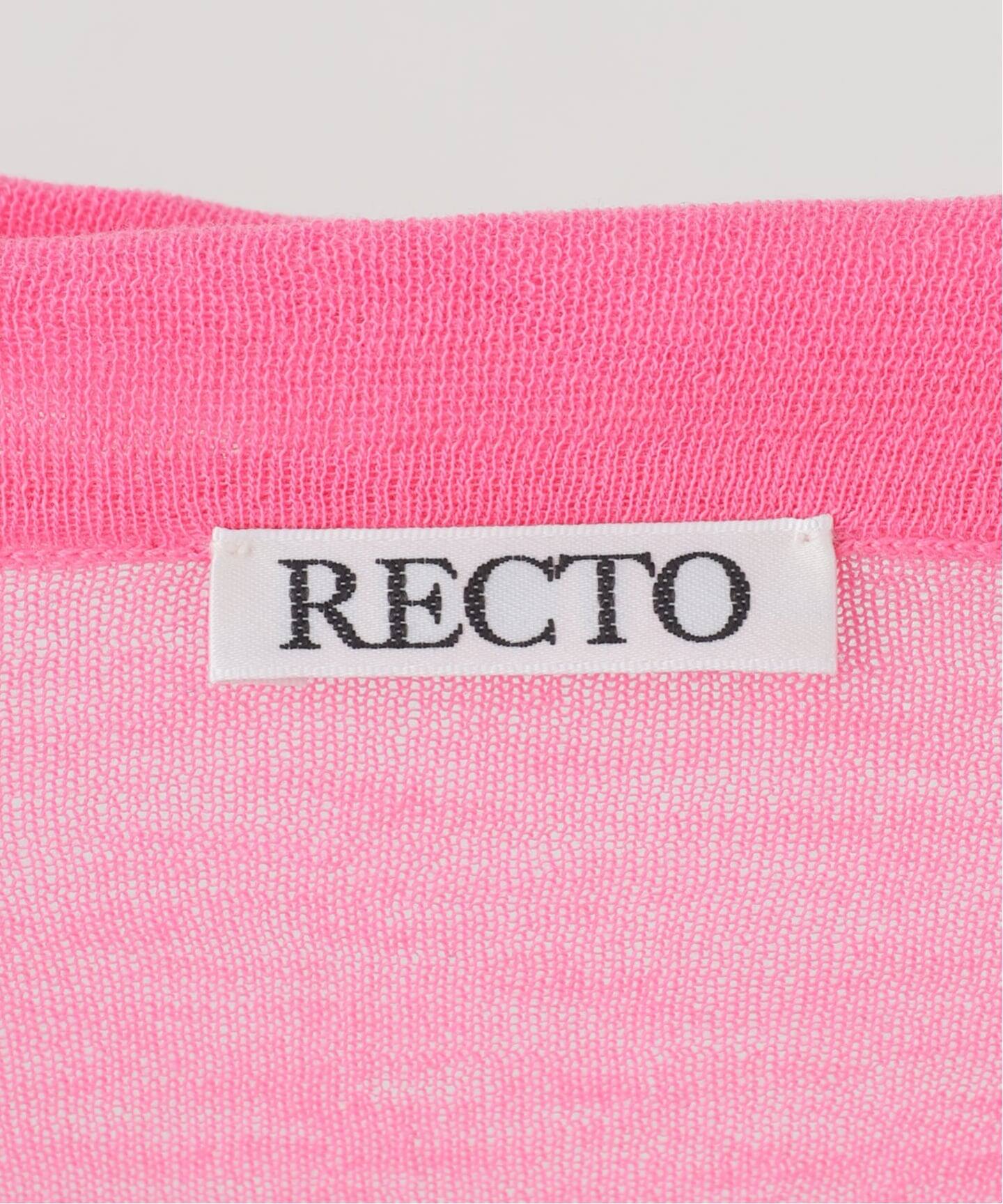 RECTO/レクト CREASE ポロ襟 ニット (PINK) RW26SKTP003PK（ニット
