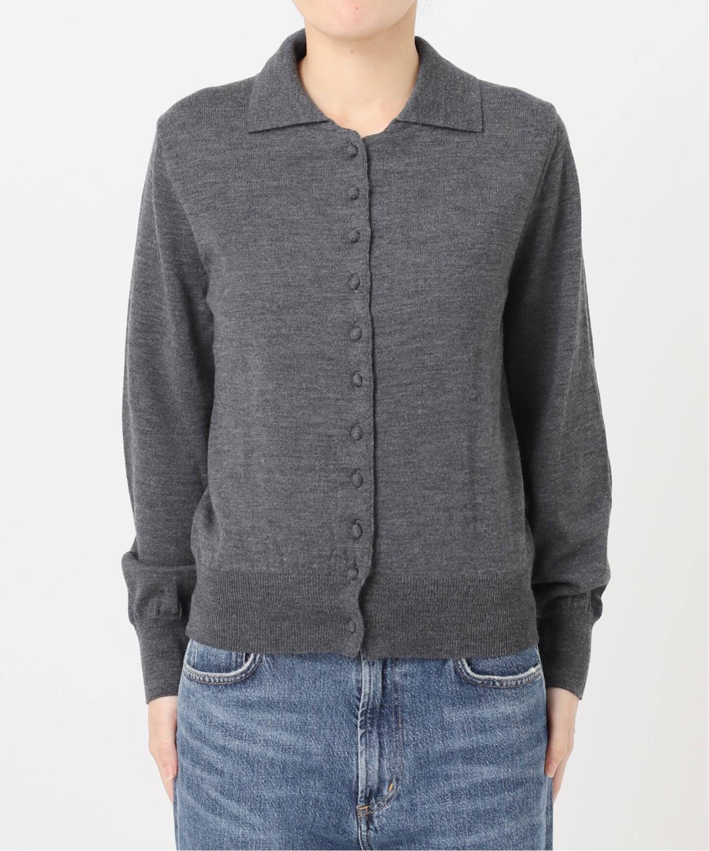 NOTHING WRITTEN/ナッシングリトゥン MUFFIN BUTTON CARDIGAN