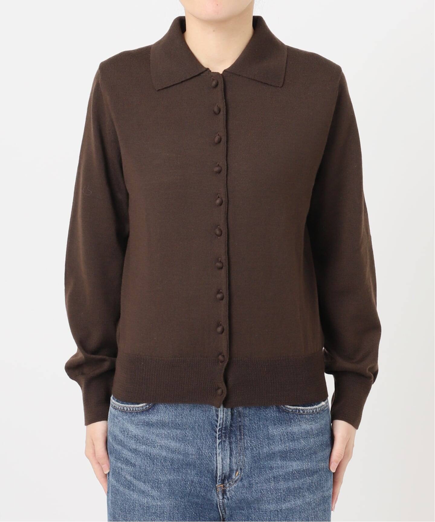 NOTHING WRITTEN/ナッシングリトゥン MUFFIN BUTTON CARDIGAN