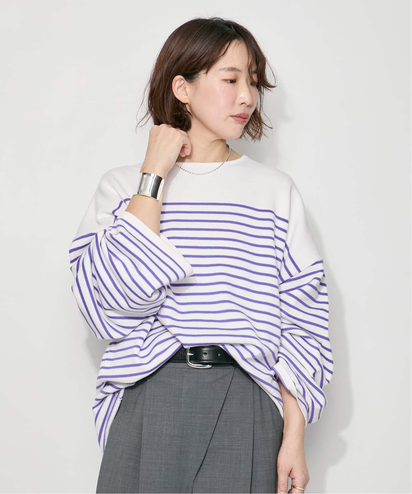別注【THE NEWHOUSE】AYLMER LONG SLEEVE：ニット（ニット／セーター