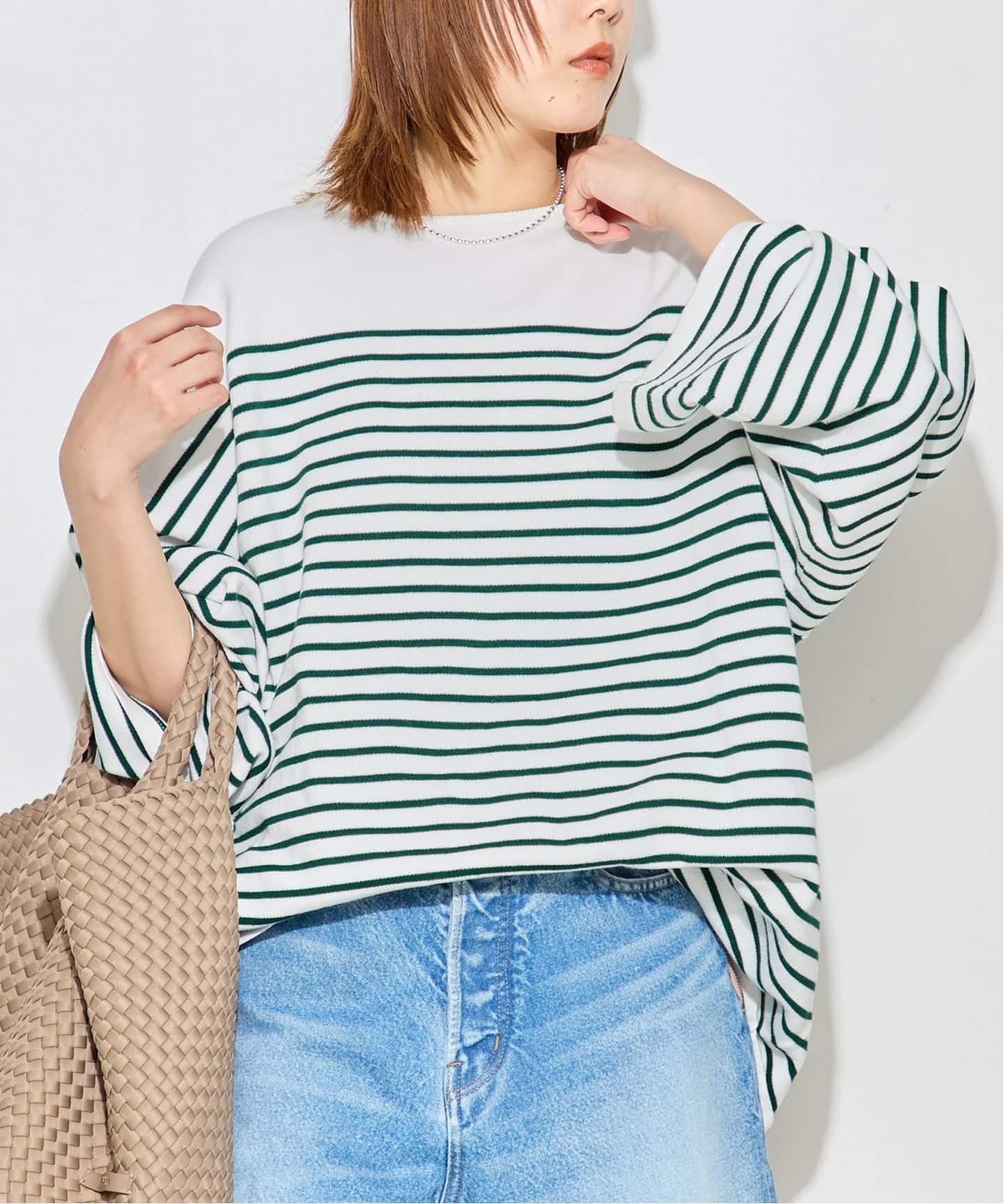 トップス THE NEWHOUSE 25SS AYLMER LONG SLEEVE 別注【THE NEWHOUSE】AYLMER LONG SLEEVE：ニット（ニット／セーター
