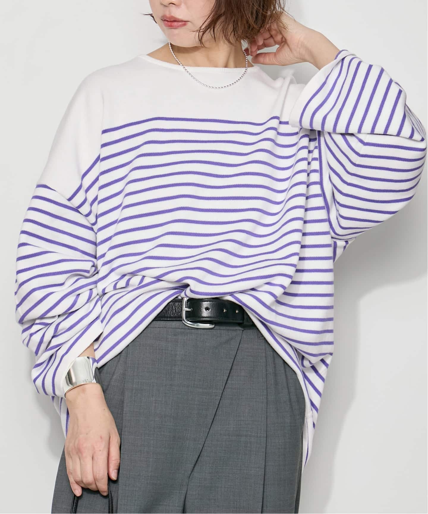 トップス THE NEWHOUSE 25SS AYLMER LONG SLEEVE 別注【THE NEWHOUSE】AYLMER LONG SLEEVE：ニット（ニット／セーター