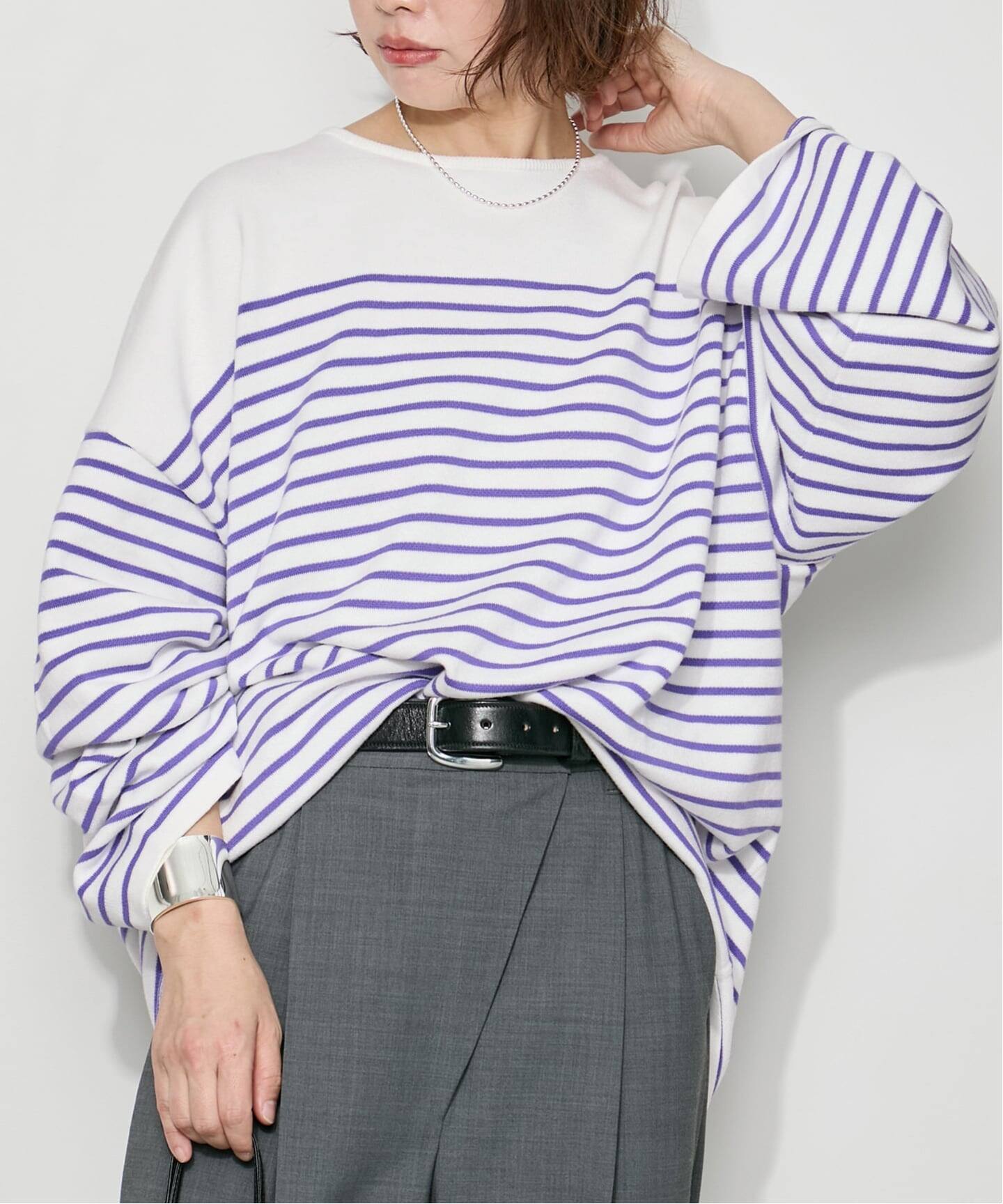 別注【THE NEWHOUSE】AYLMER LONG SLEEVE：ニット（ニット／セーター 