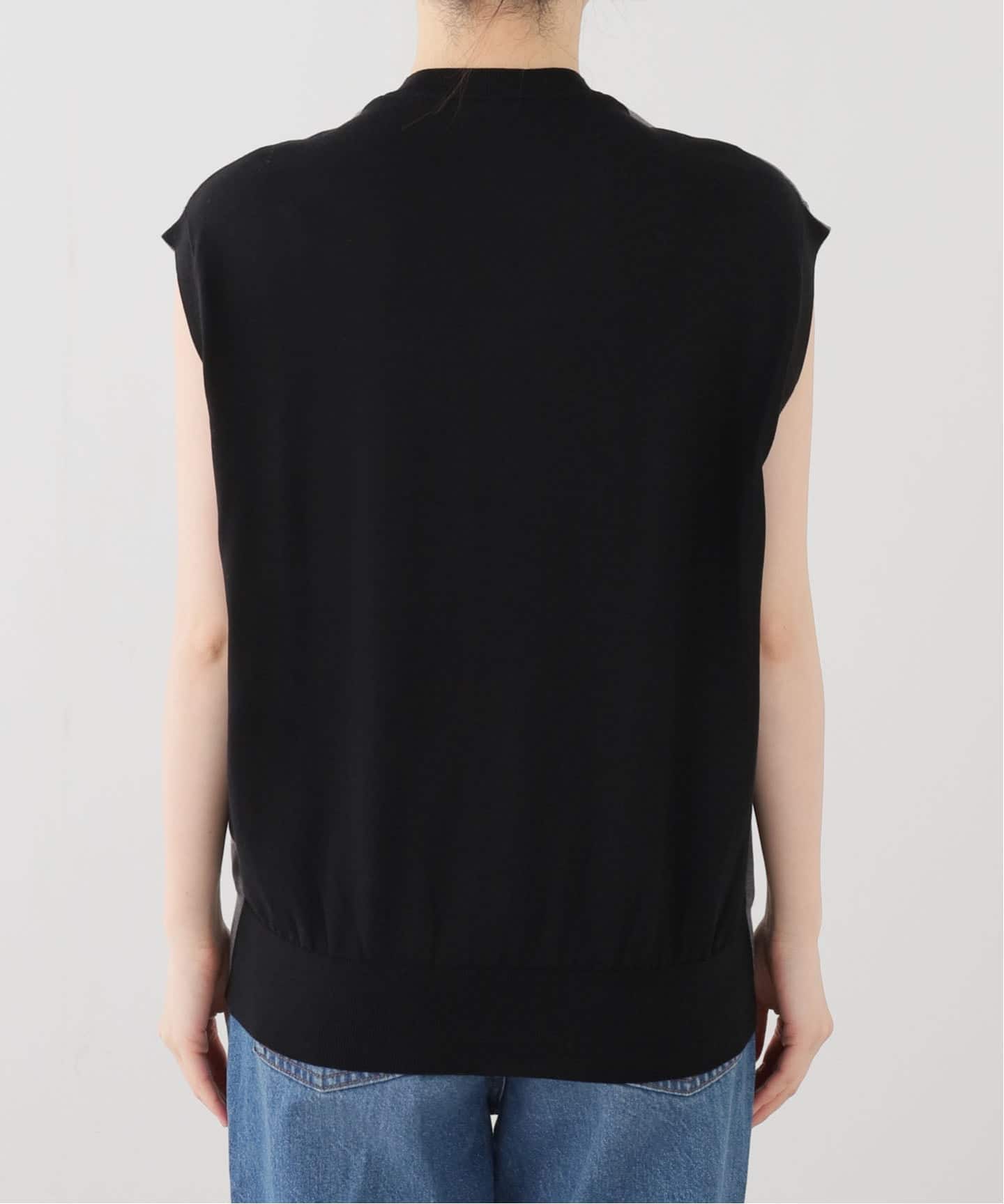 INSCRIRE /アンスクリア】Cotton 16G V neck Vest：ベスト（ベスト