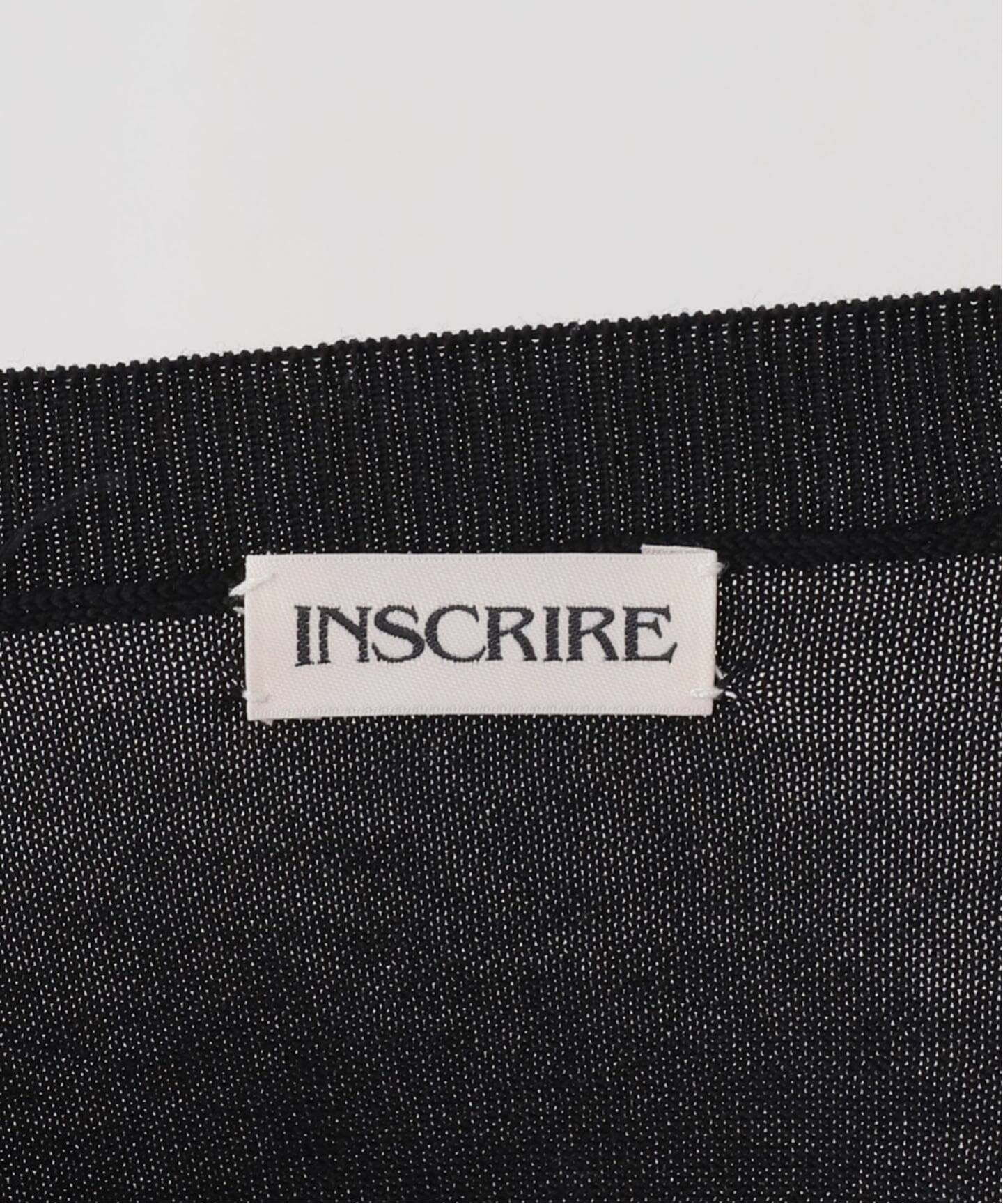 INSCRIRE /アンスクリア】Cotton 16G V neck Vest：ベスト（ベスト
