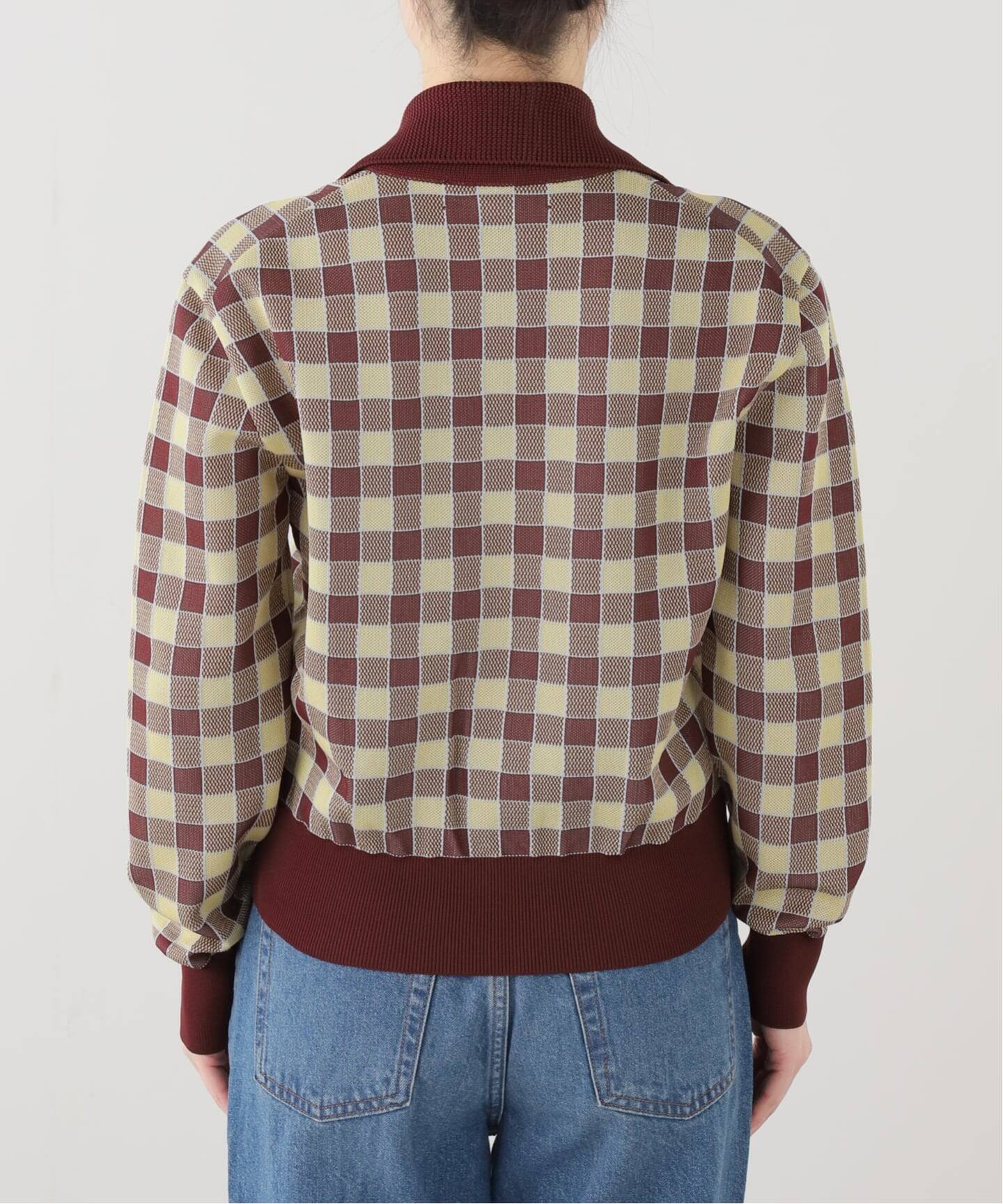 TOGA/トーガ】Check knit cardigan カーディガン（カーディガン