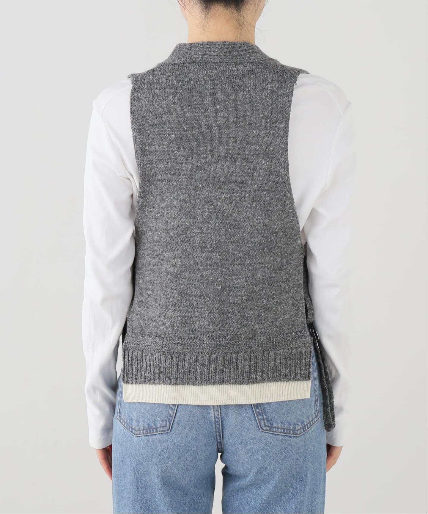 JANE SMITH ベスト JANE SMITH/ジェーンスミス 7G KNIT VEST ニットベスト（ニット