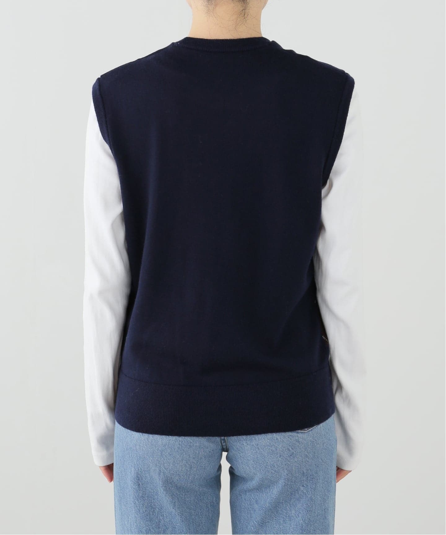 INSCRIRE/アンスクリア Argyle Vest ニットベスト（ニット／セーター