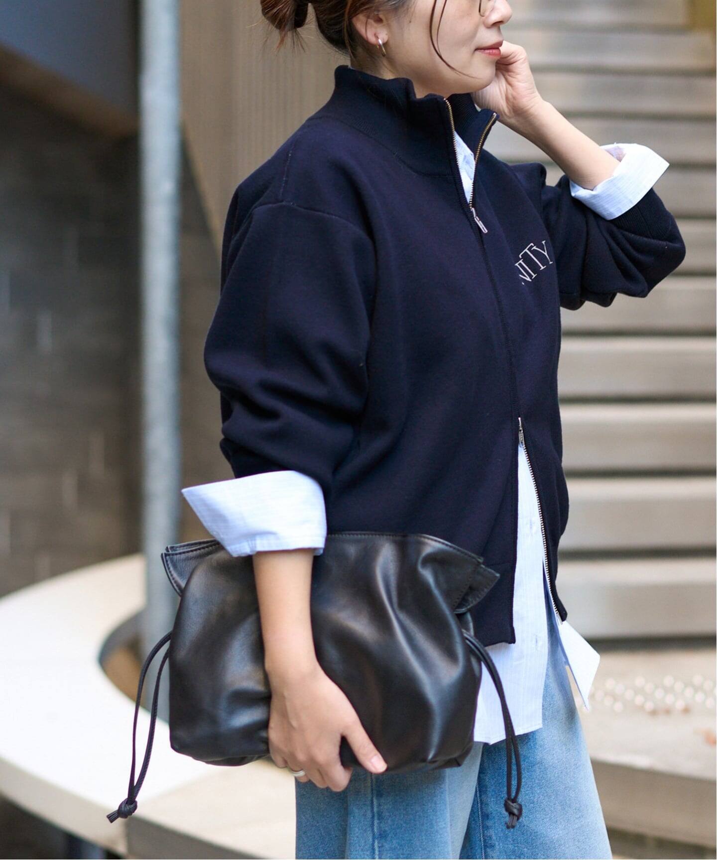 バックロゴダブルジップカーディガン（カーディガン）｜JOURNAL