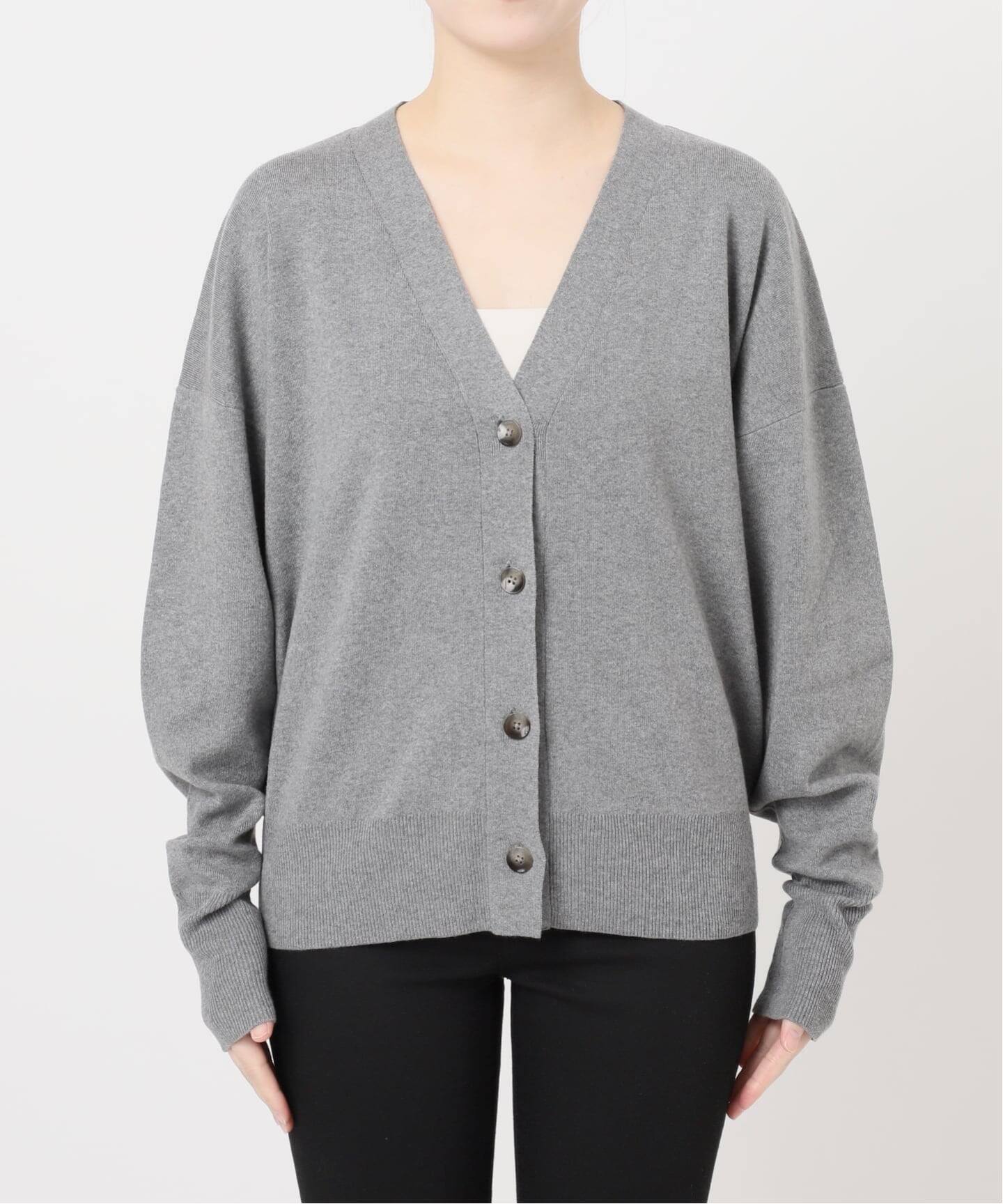 予約》コットンシルクミックスVカーディガン（カーディガン）｜JOURNAL