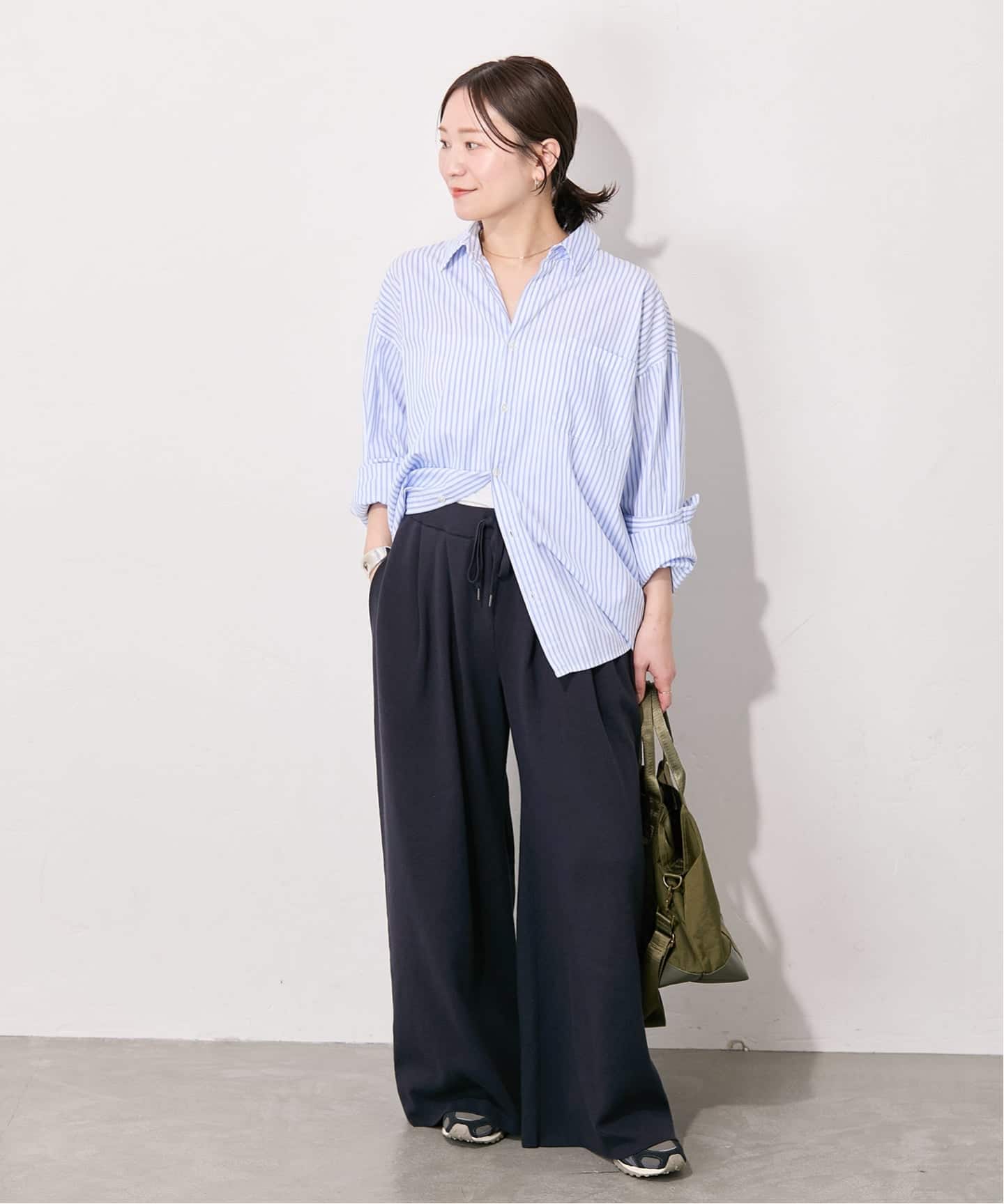 コットンシルクミックスタックワイドパンツ コットンシルクミックスタックワイドパンツ（その他パンツ）｜JOURNAL