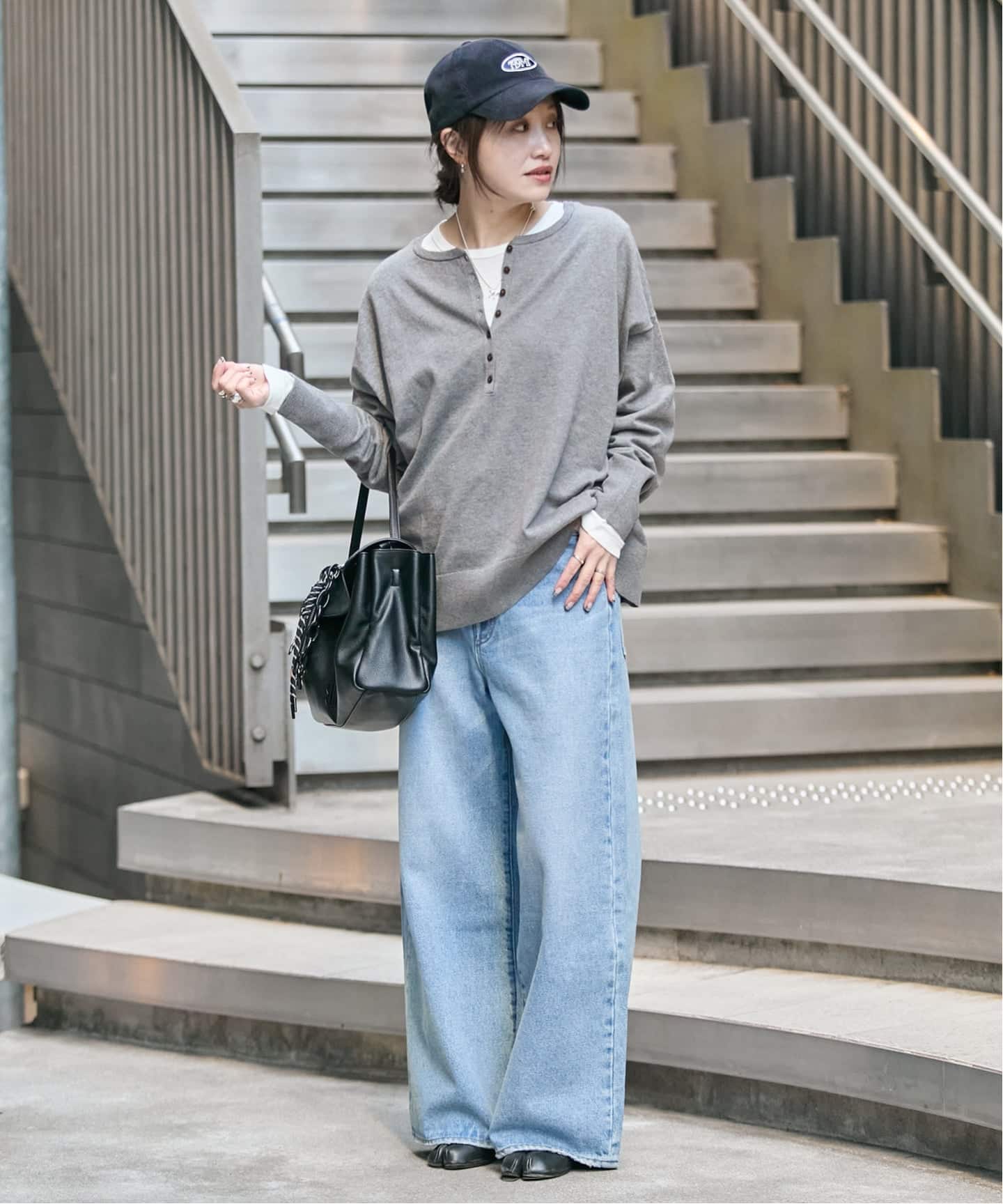 JOURNAL STANDARD コットンシルクミックス2WAYヘンリー コットンシルクミックス2WAYヘンリー（ニット／セーター）｜JOURNAL