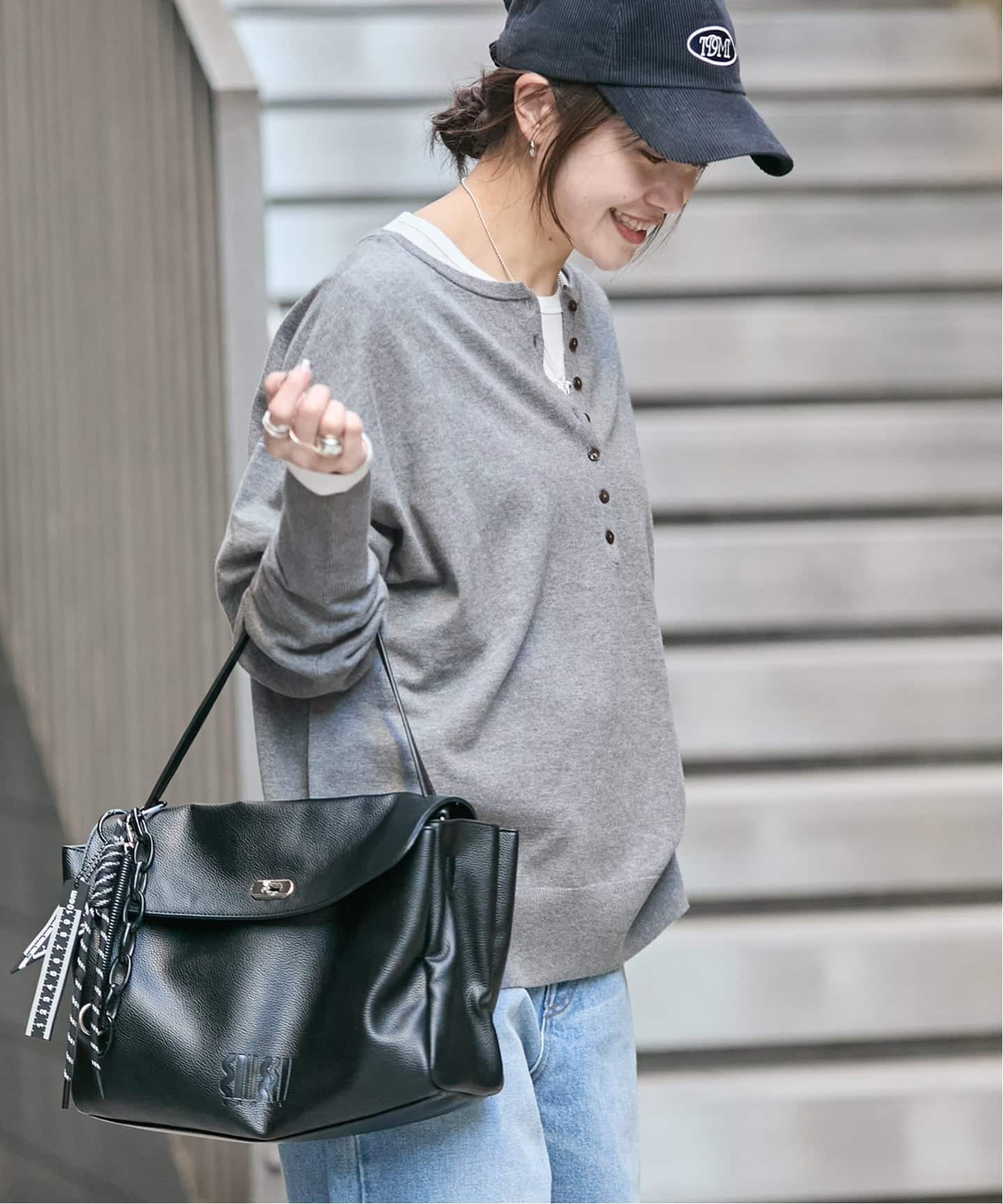 JOURNAL STANDARD コットンシルクミックス2WAYヘンリー コットンシルクミックス2WAYヘンリー（ニット／セーター）｜JOURNAL