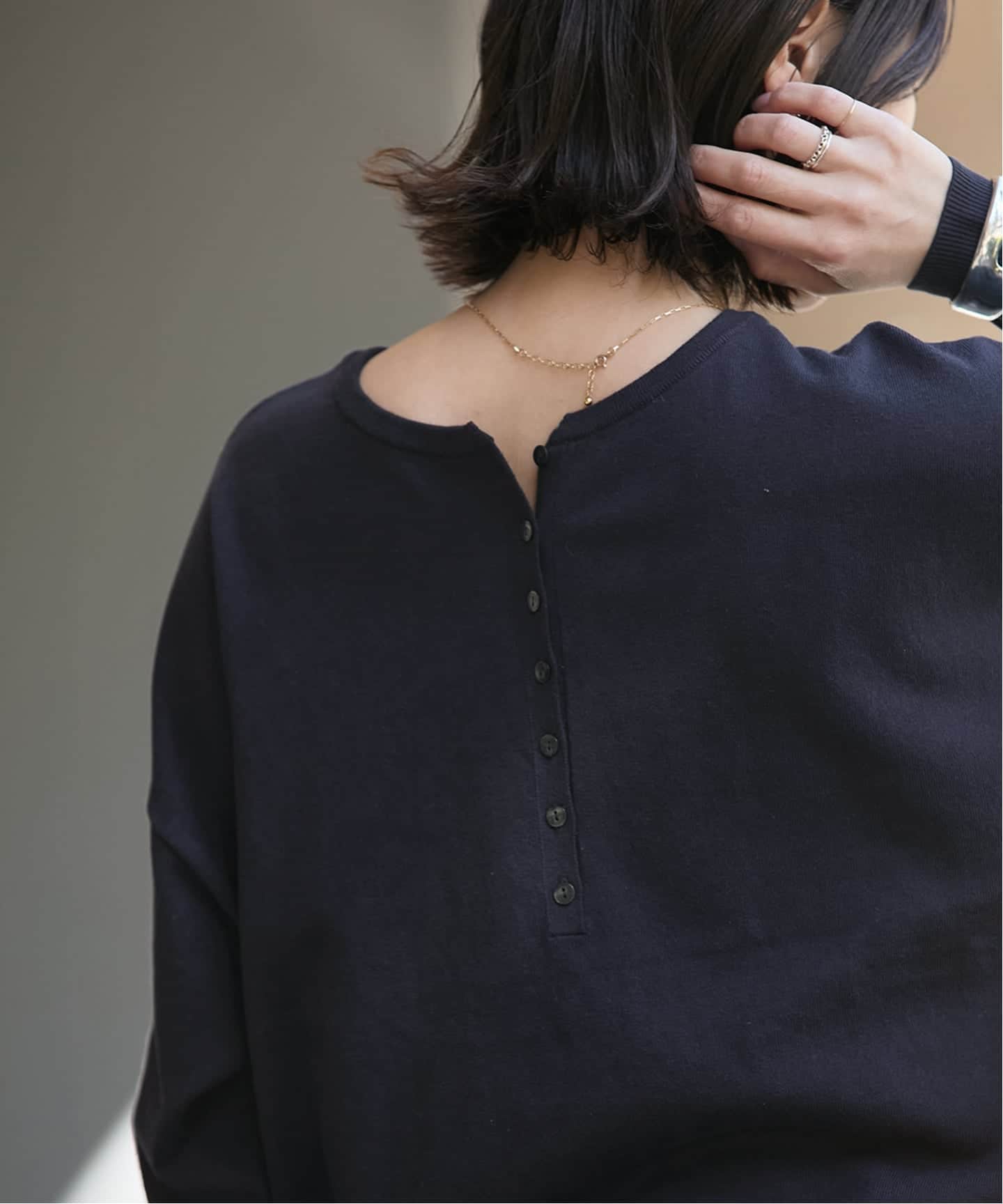 JOURNAL STANDARD コットンシルクミックス2WAYヘンリー コットンシルクミックス2WAYヘンリー（ニット／セーター）｜JOURNAL