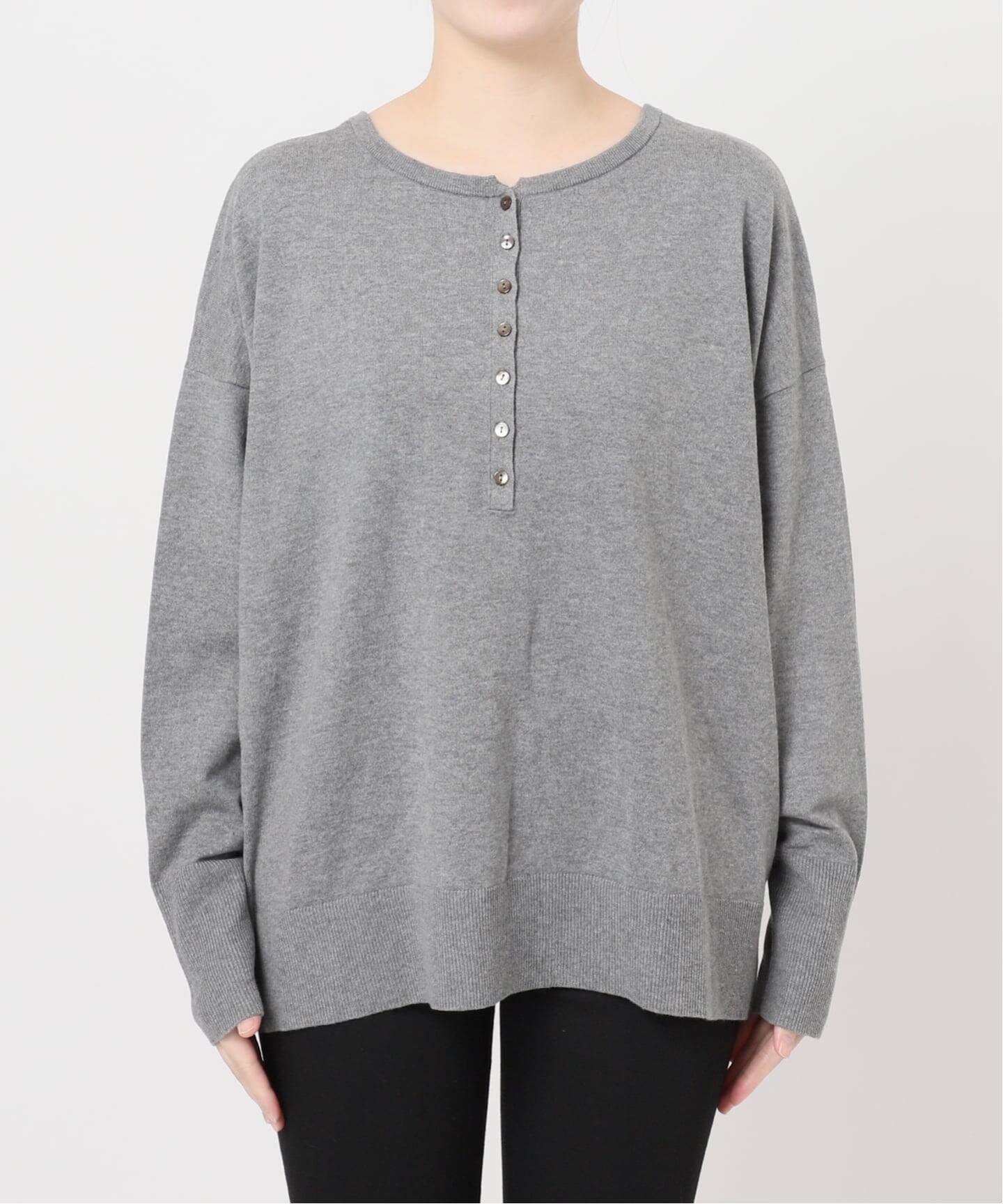 JOURNAL STANDARD コットンシルクミックス2WAYヘンリー コットンシルクミックス2WAYヘンリー（ニット／セーター）｜JOURNAL