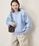 【洗える】スウェットライクニットプルオーバー