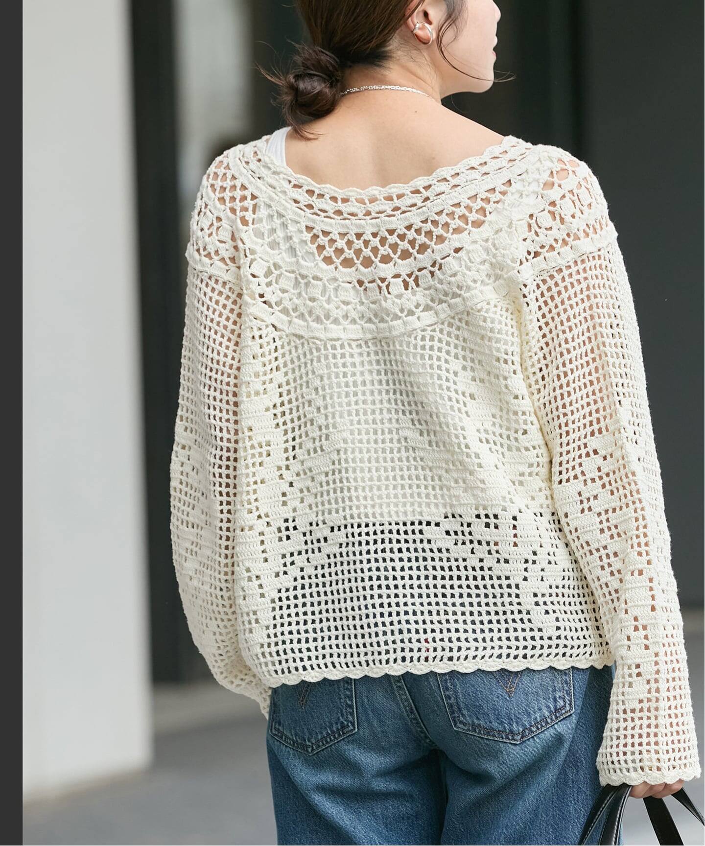 CROCHET 2WAY プルオーバー（ニット／セーター）｜JOURNAL STANDARD