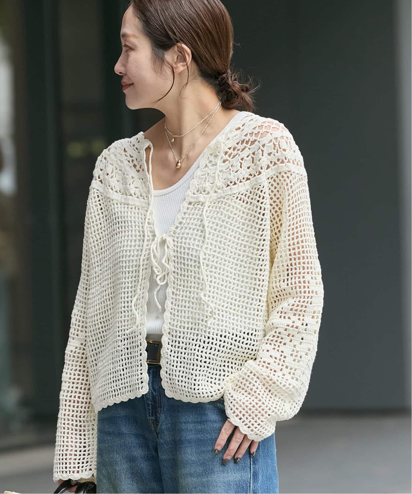 CROCHET 2WAY プルオーバー（ニット／セーター）｜JOURNAL STANDARD