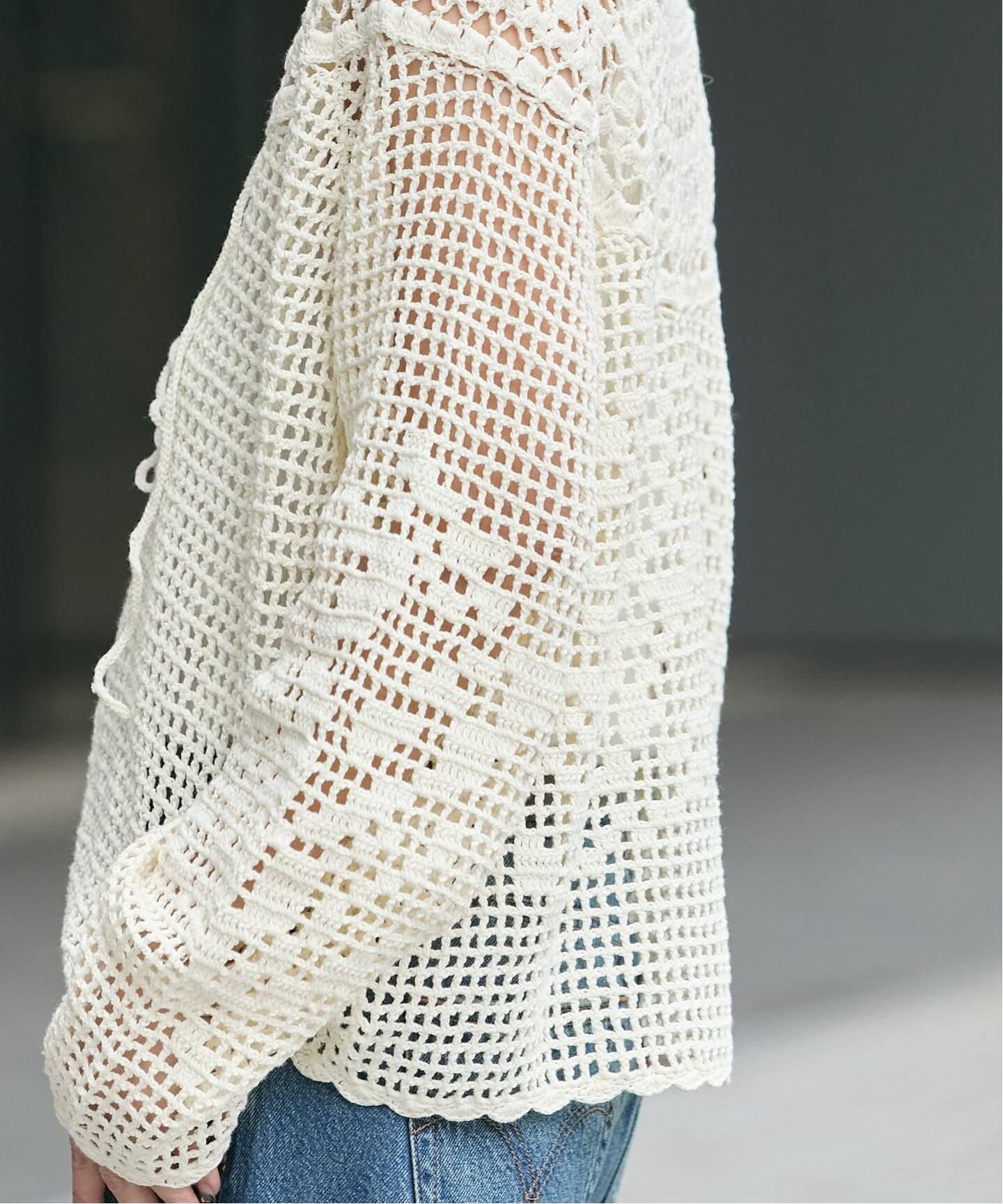 CROCHET 2WAY プルオーバー（ニット／セーター）｜JOURNAL STANDARD