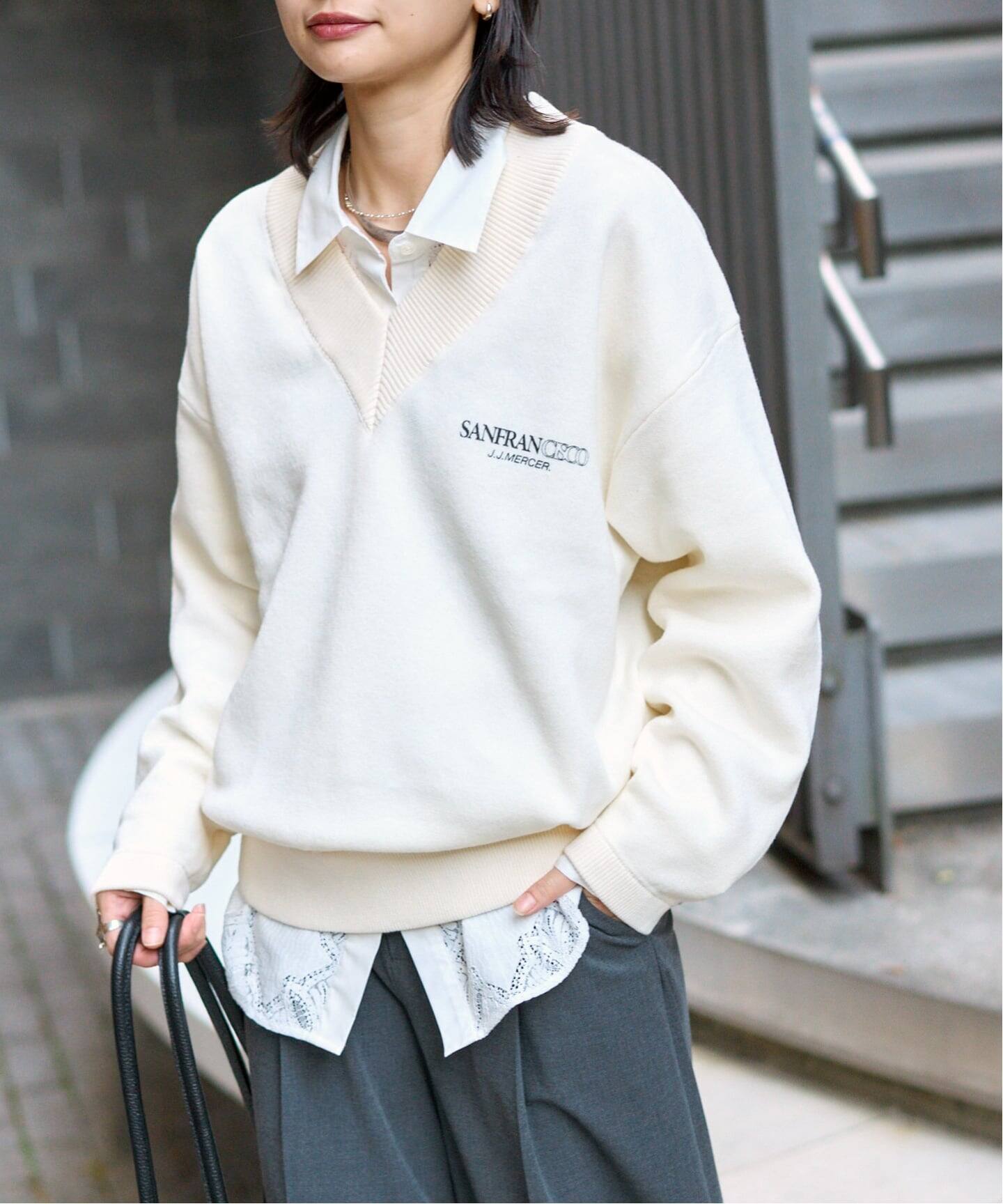 予約》別注【J.J.Mercer / ジェイジェイマーサー】Vニット（ニット