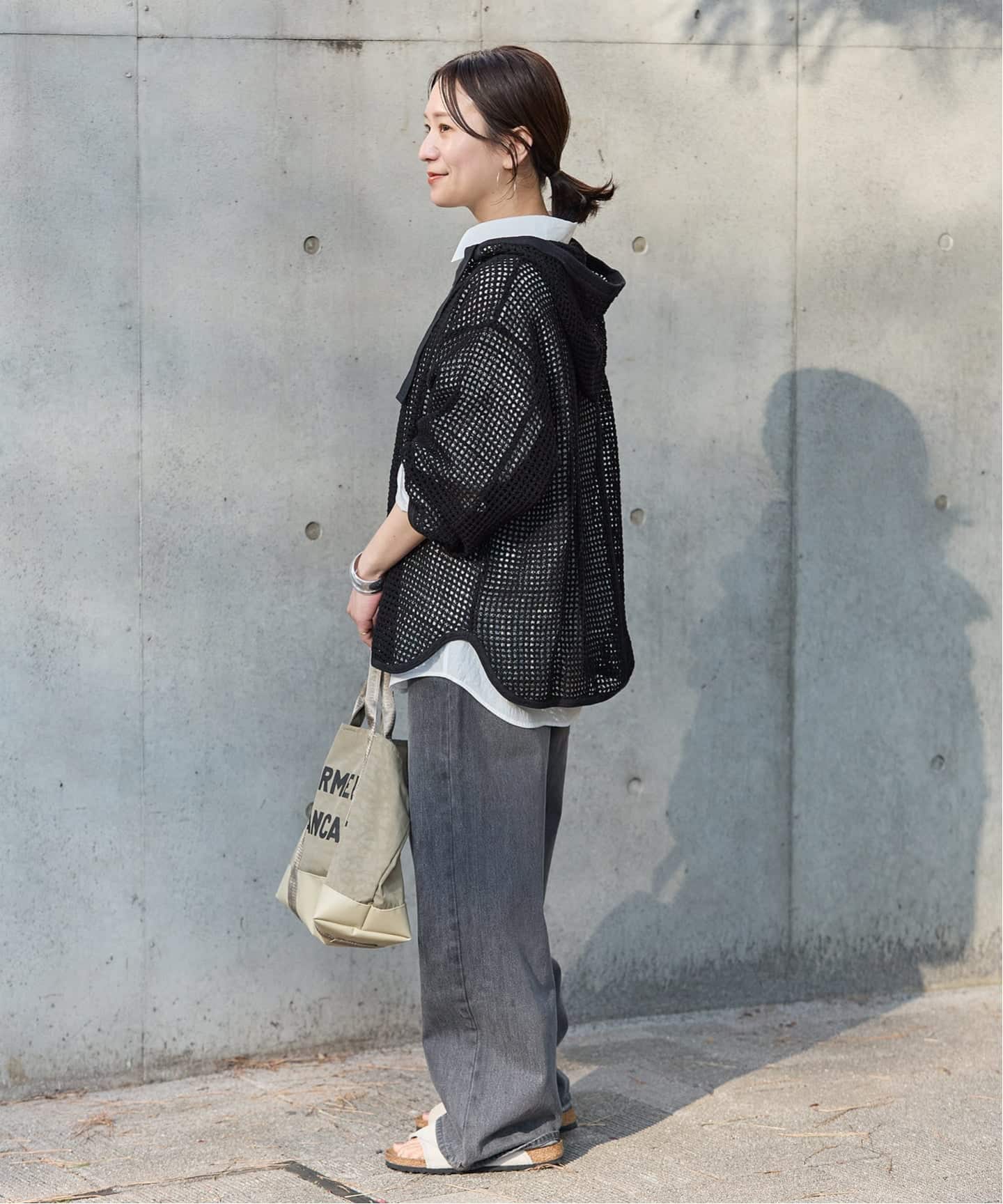 別注【ARMY TWILL/アーミーツイル】Cotton Mesh Hoodie（ニット