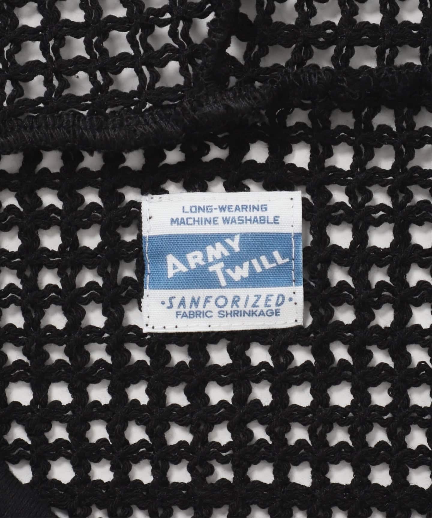 別注【ARMY TWILL/アーミーツイル】Cotton Mesh Hoodie（ニット