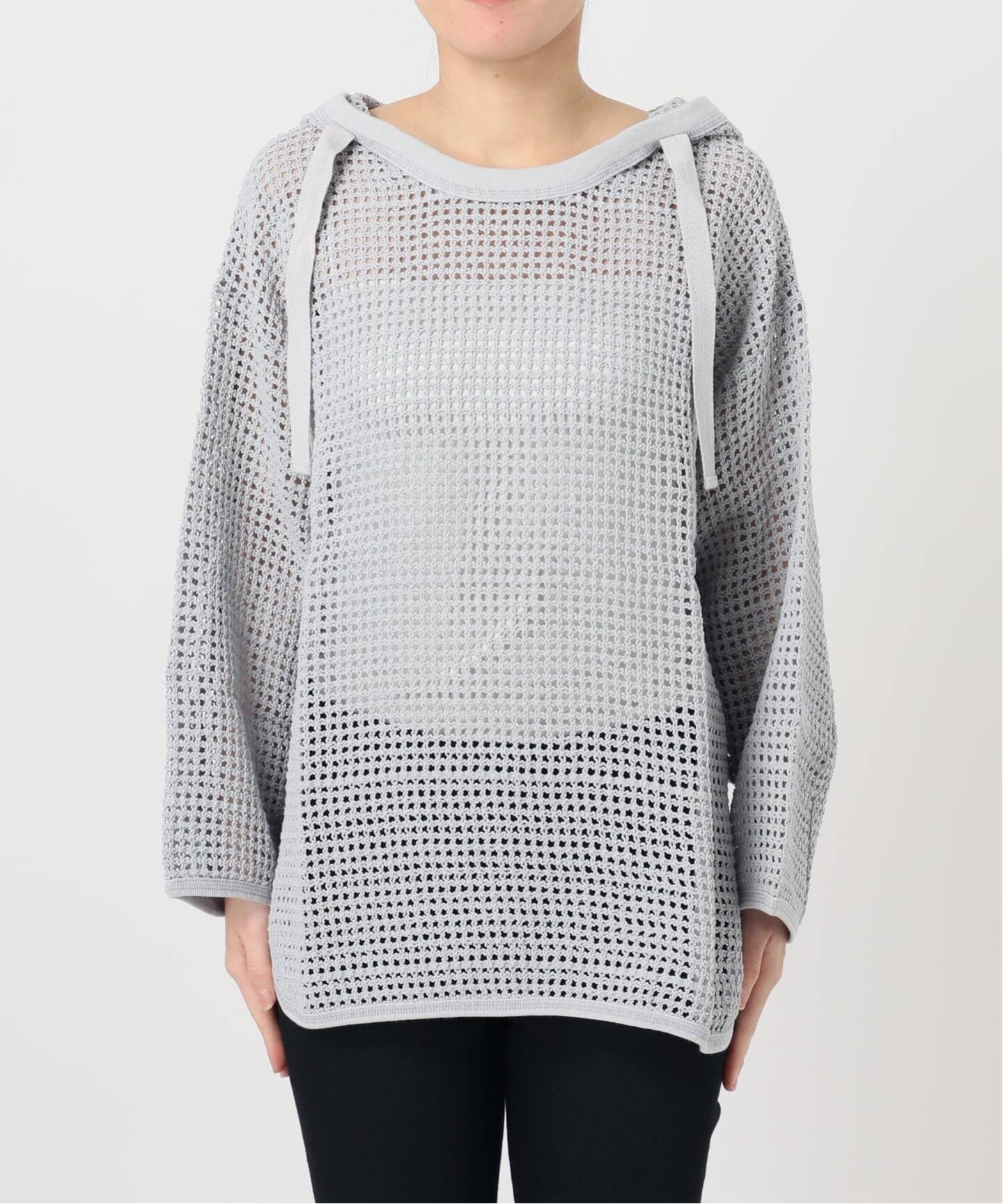 別注【ARMY TWILL/アーミーツイル】Cotton Mesh Hoodie（ニット