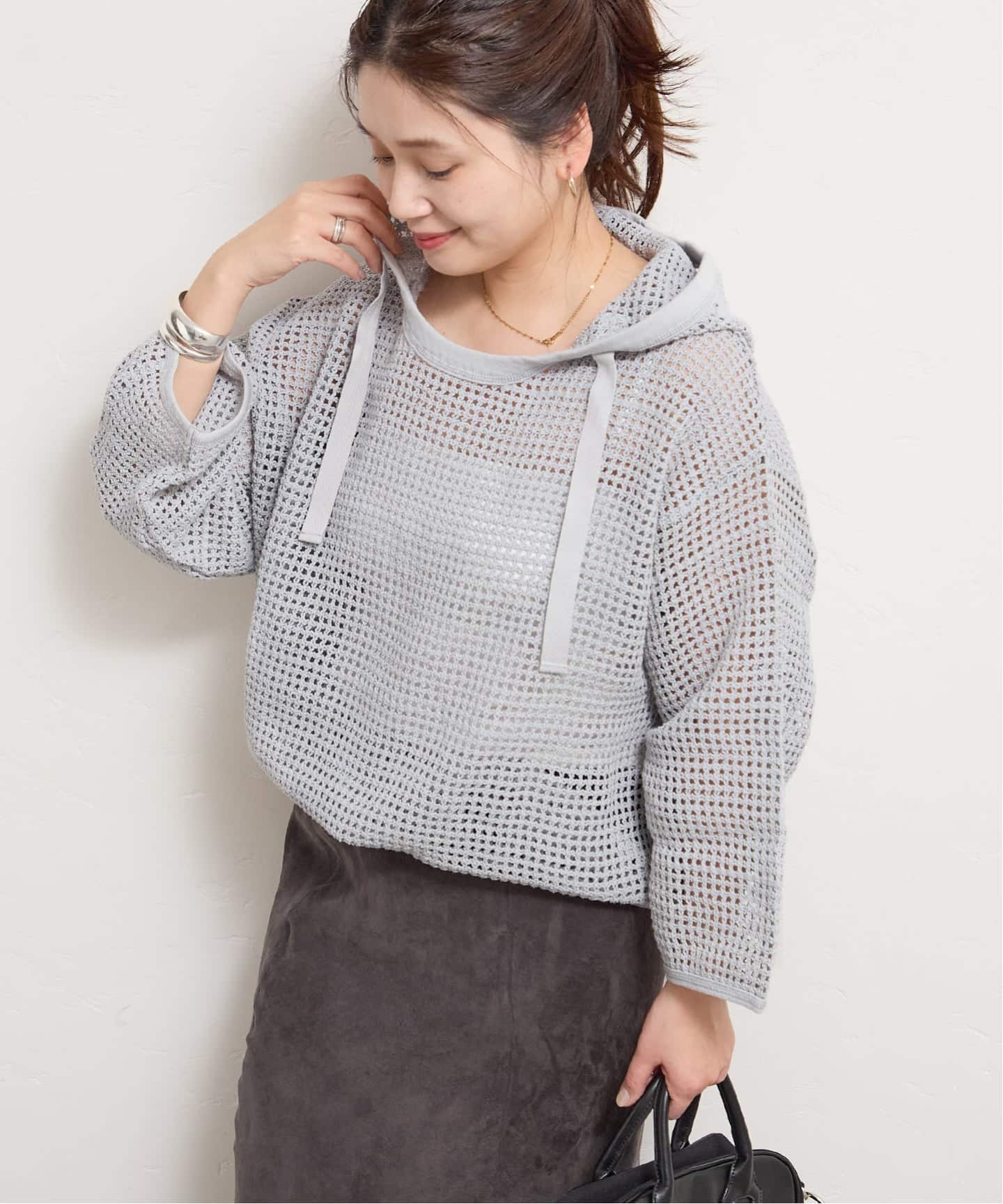 【ARMY TWILL】ジャーナルスタンダード CottonStandCort 別注【ARMY TWILL/アーミーツイル】Cotton Mesh Shirt（カーディガン