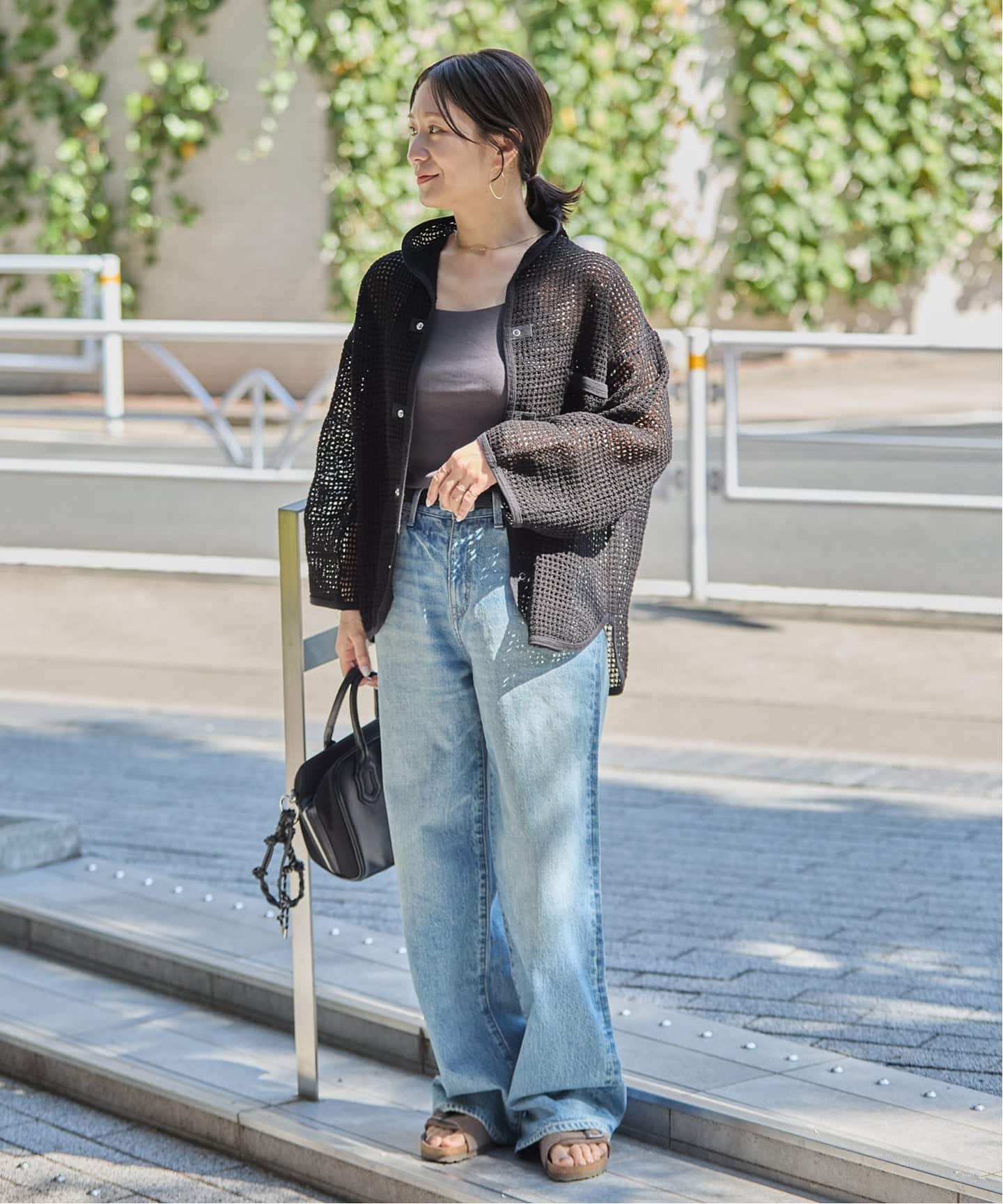 【ARMY TWILL】ジャーナルスタンダード CottonStandCort 別注【ARMY TWILL/アーミーツイル】Cotton Mesh Shirt（カーディガン