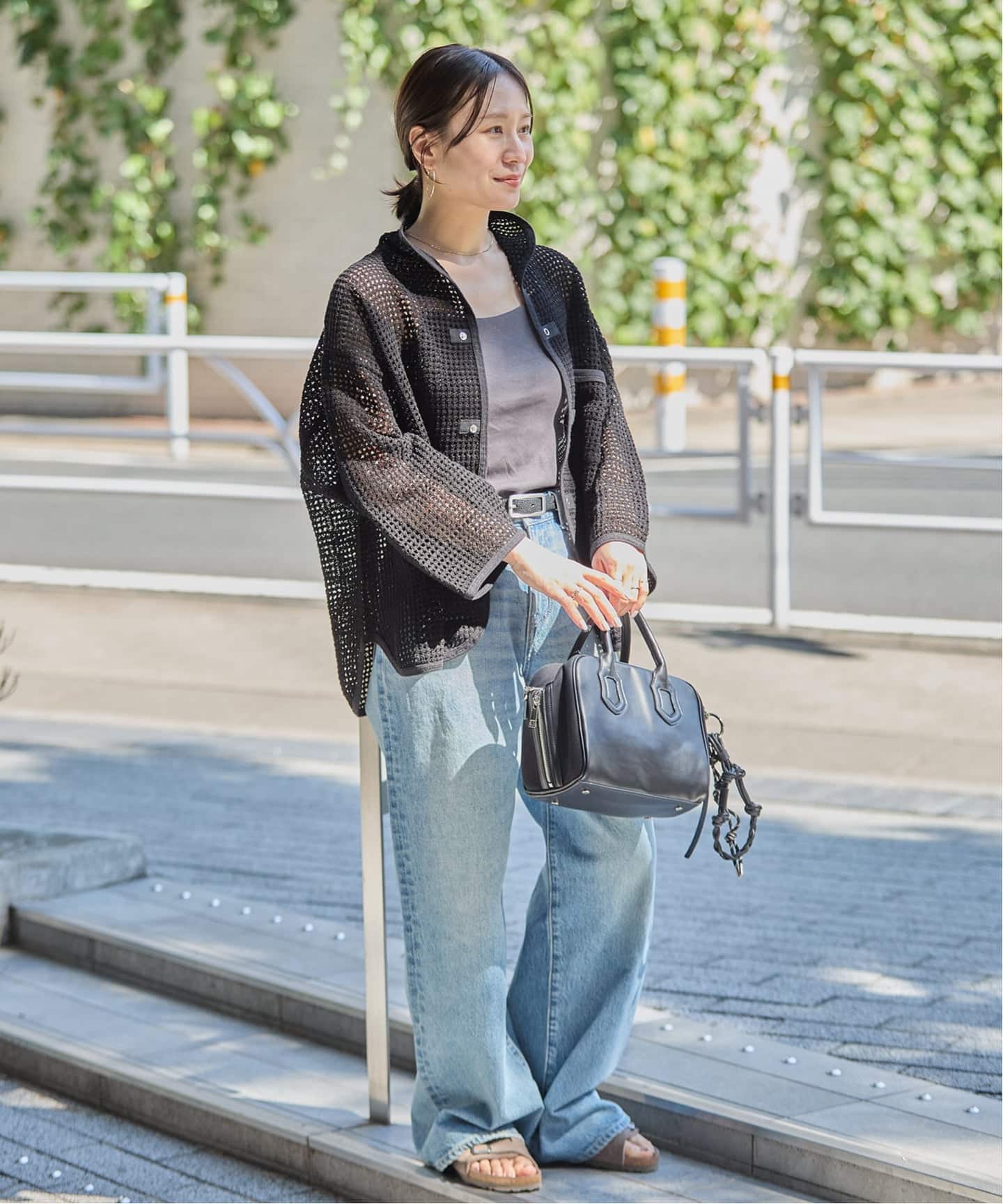 【ARMY TWILL】ジャーナルスタンダード CottonStandCort 別注【ARMY TWILL/アーミーツイル】Cotton Mesh Shirt（カーディガン