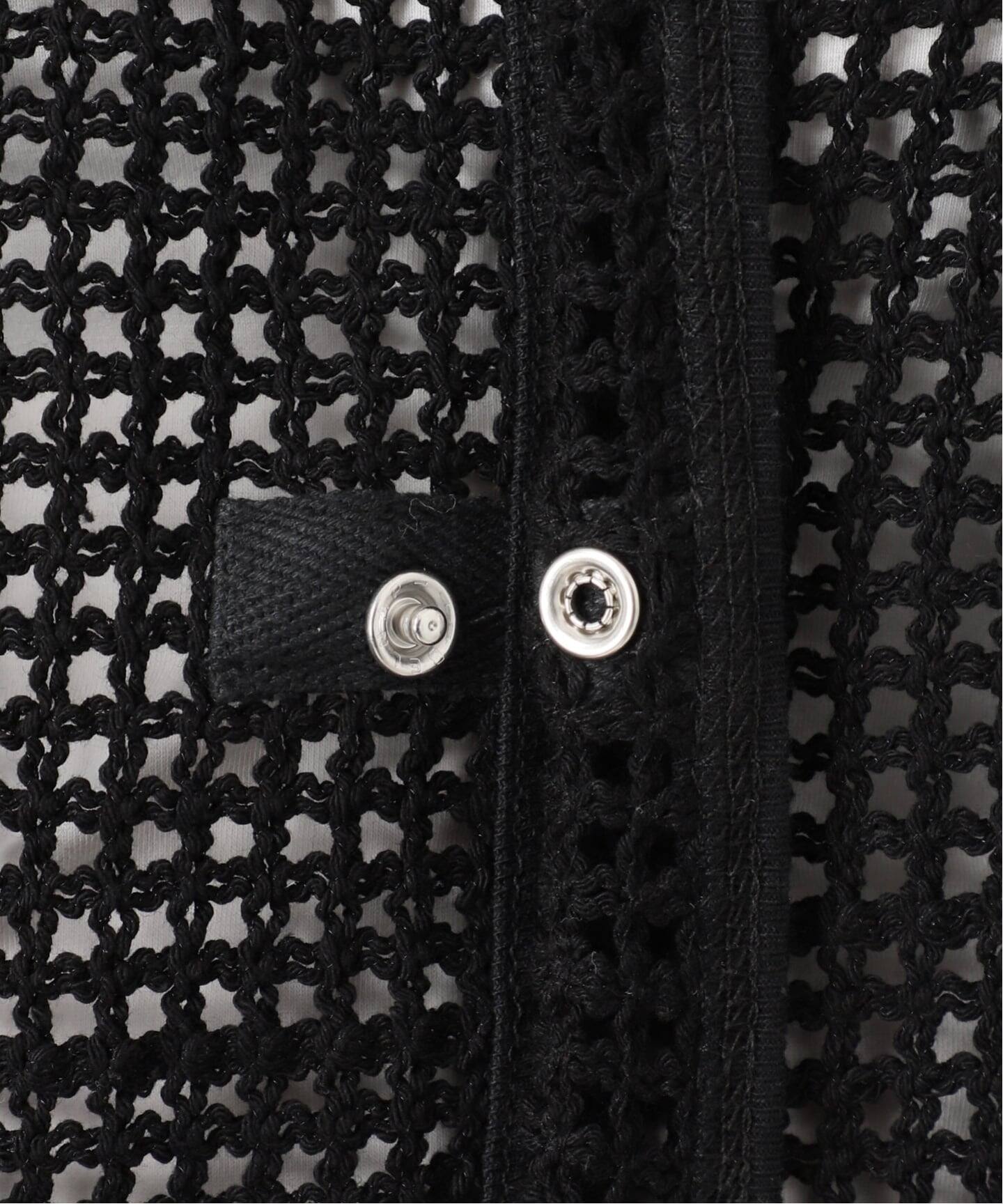 別注【ARMY TWILL/アーミーツイル】Cotton Mesh Shirt（カーディガン