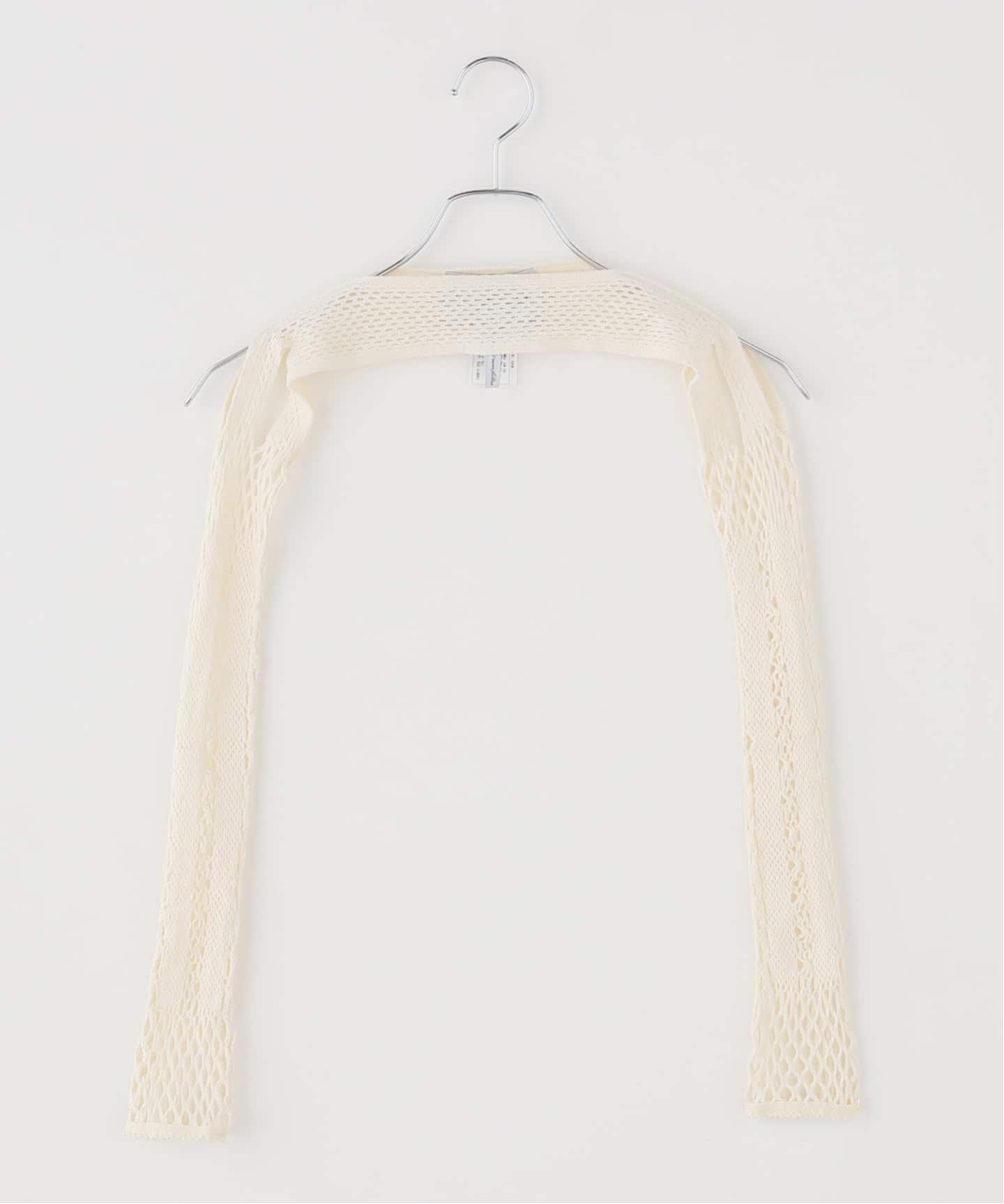 EUCHRONIA/ユークロニア】 Stretch lace short Tops（ニット／セーター