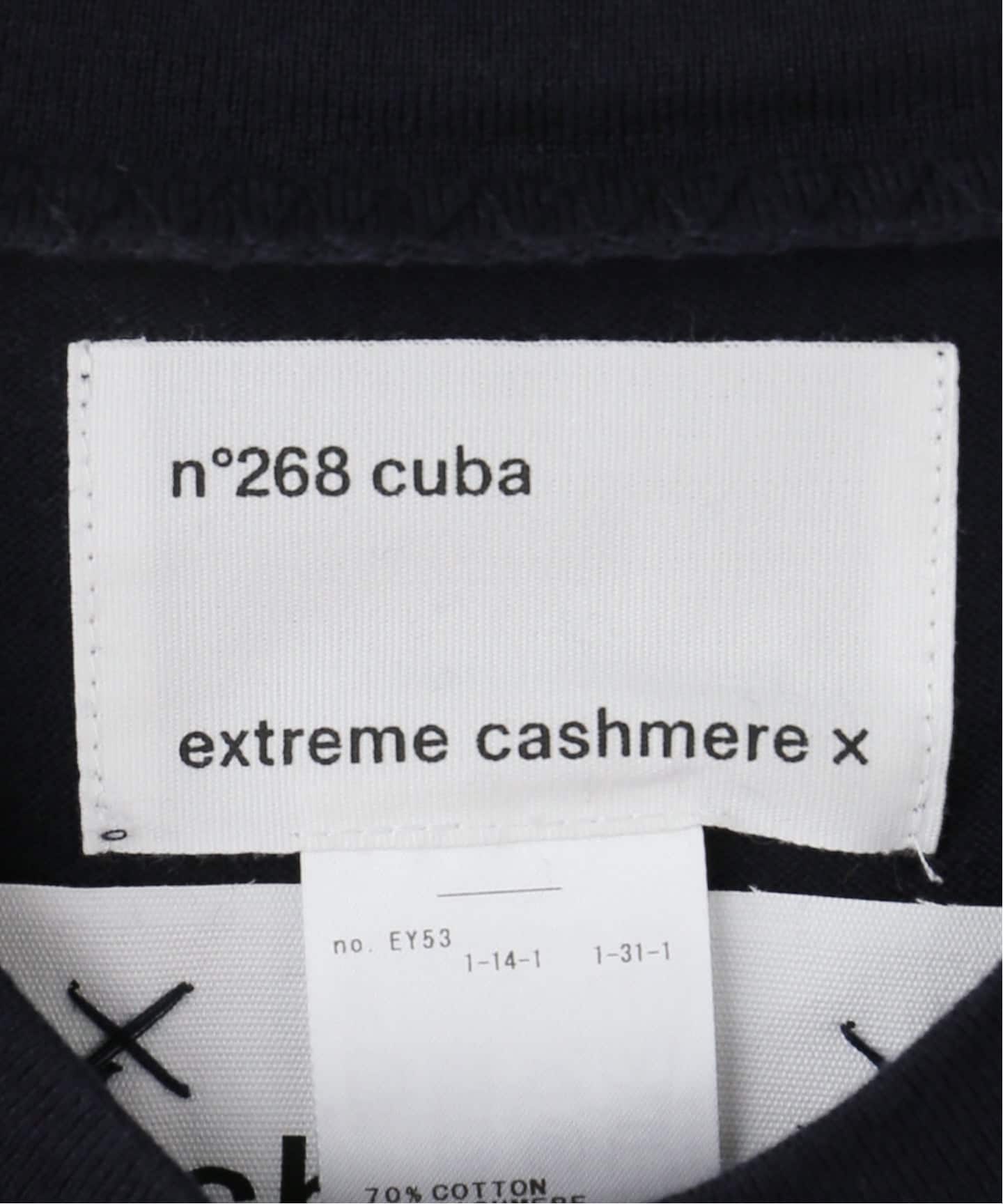 extreme cashmere/エクストリームカシミヤ cuba navy 【公式通販】