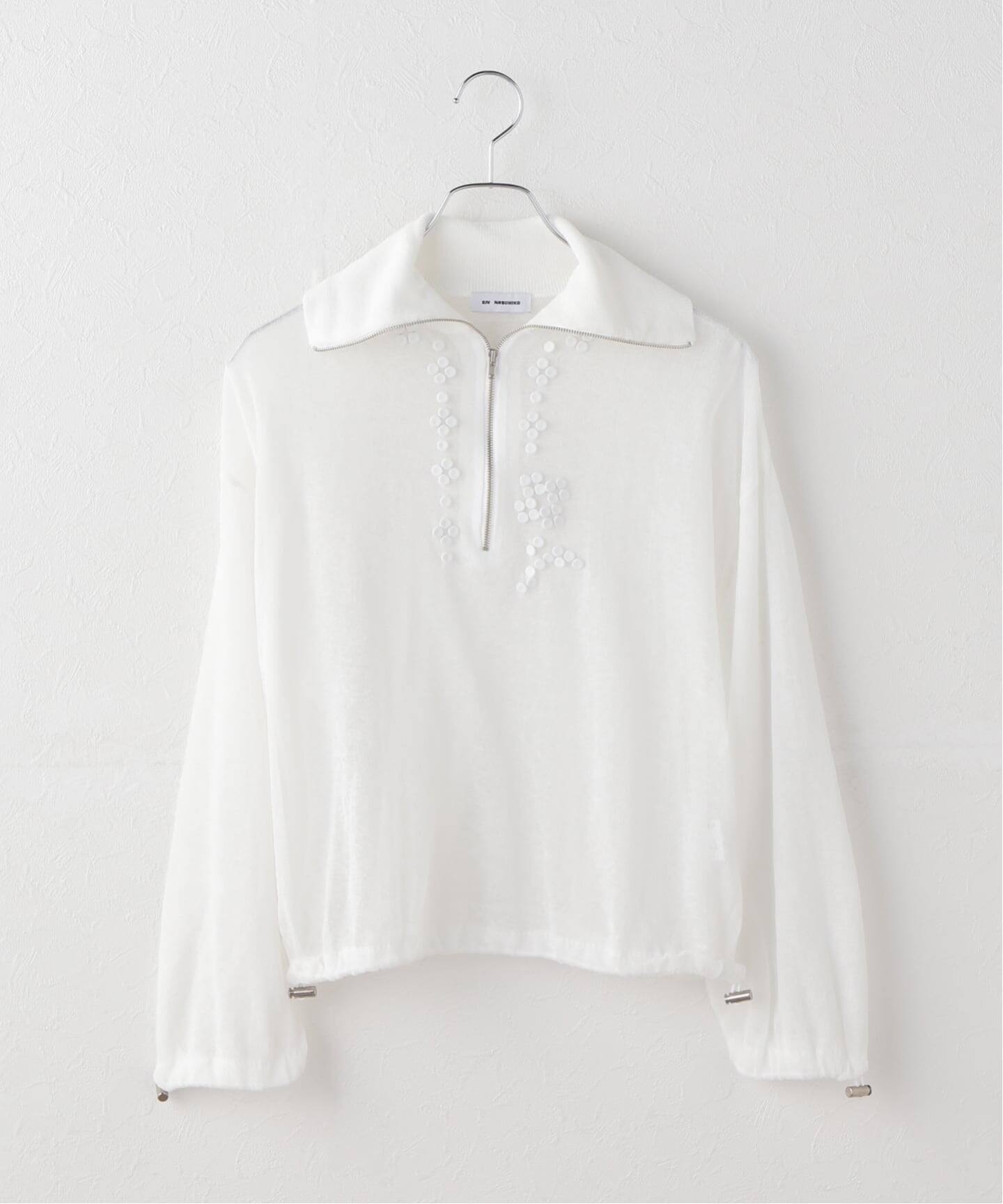 RIV NOBUHIKO/リブノブヒコ】 EMBROIDERY KN TOP（ニット／セーター 
