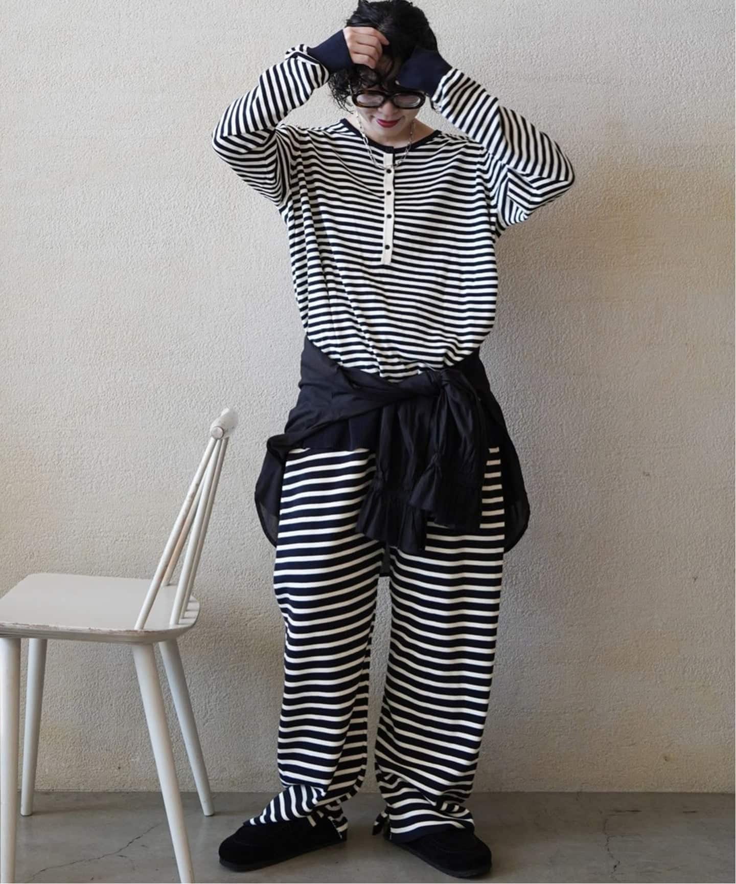 journalstandard luxe ボーダー　サルエルパンツ Cボーダー パンツ（その他パンツ）｜journal standard luxe