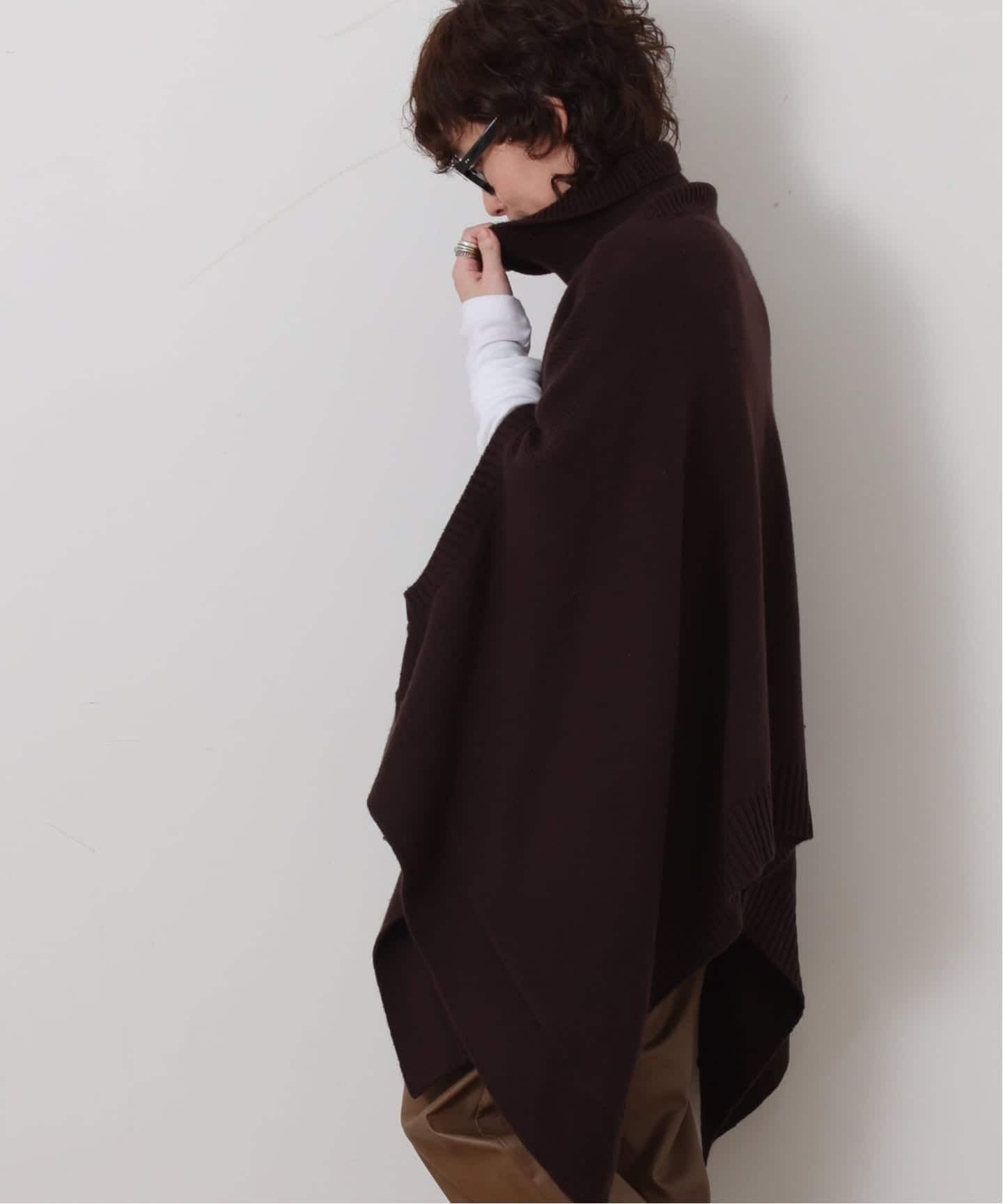予約》ニットポンチョ（ポンチョ・マント）｜journal standard luxe