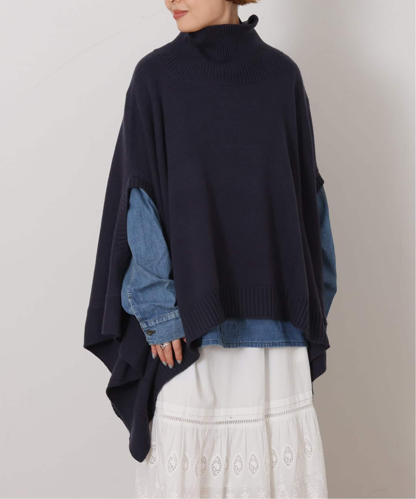 予約》ニットポンチョ（ポンチョ・マント）｜journal standard luxe