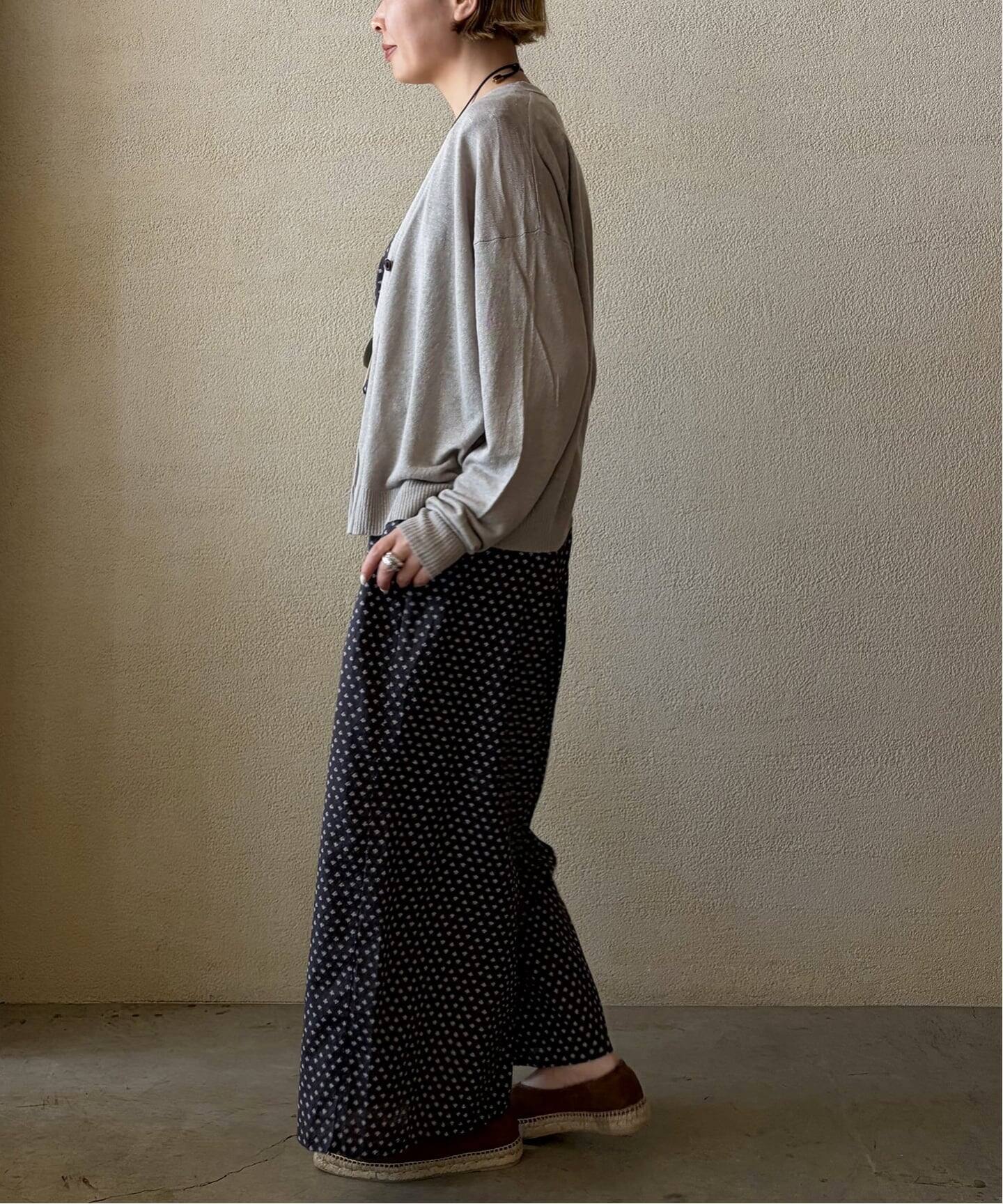 SOIL】LINEN/COTTON V-NECK CARDIGAN（カーディガン）｜journal