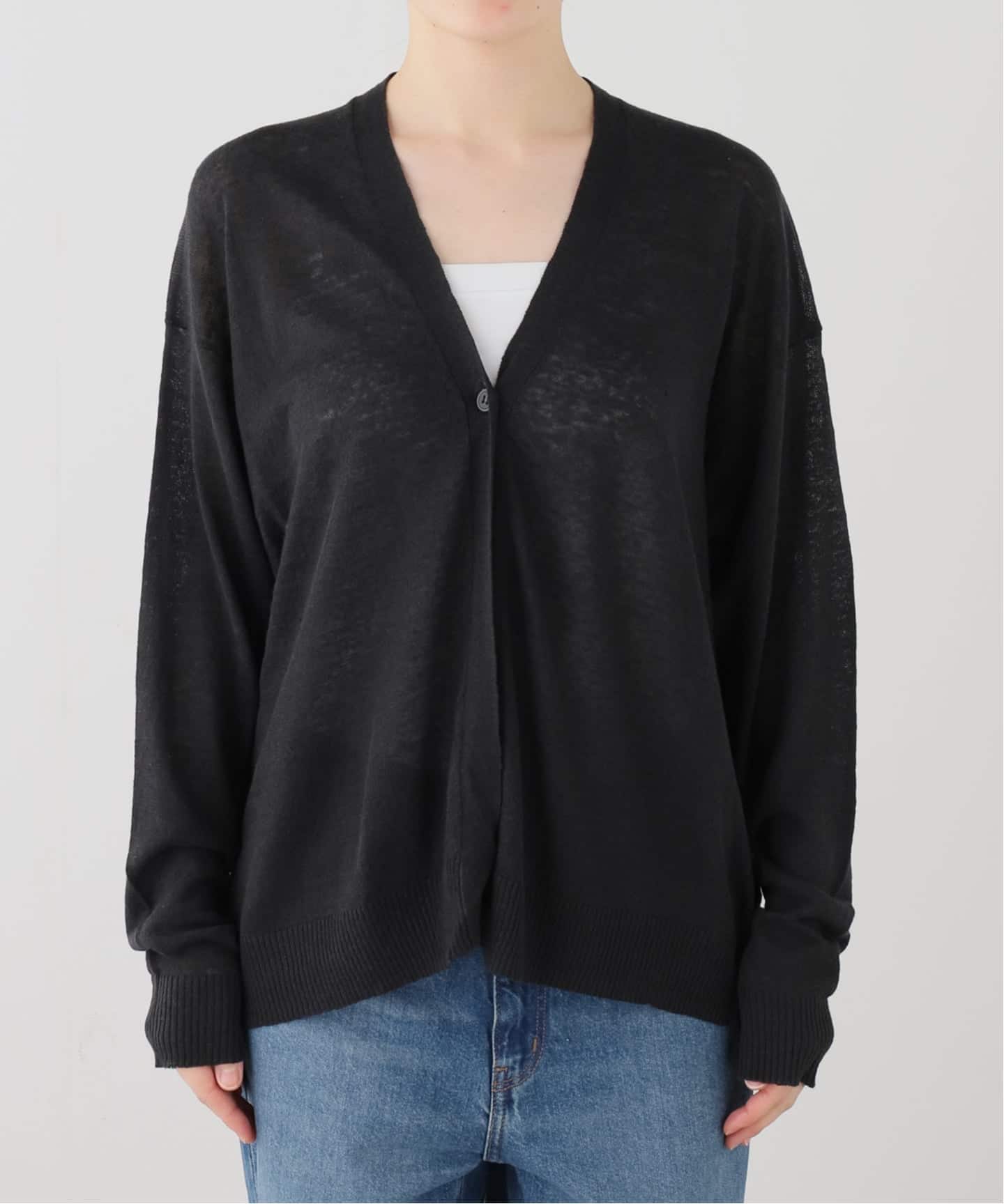 新品未使用品SOIL CARDIGAN SOIL】LINEN/COTTON V-NECK CARDIGAN（カーディガン）｜journal