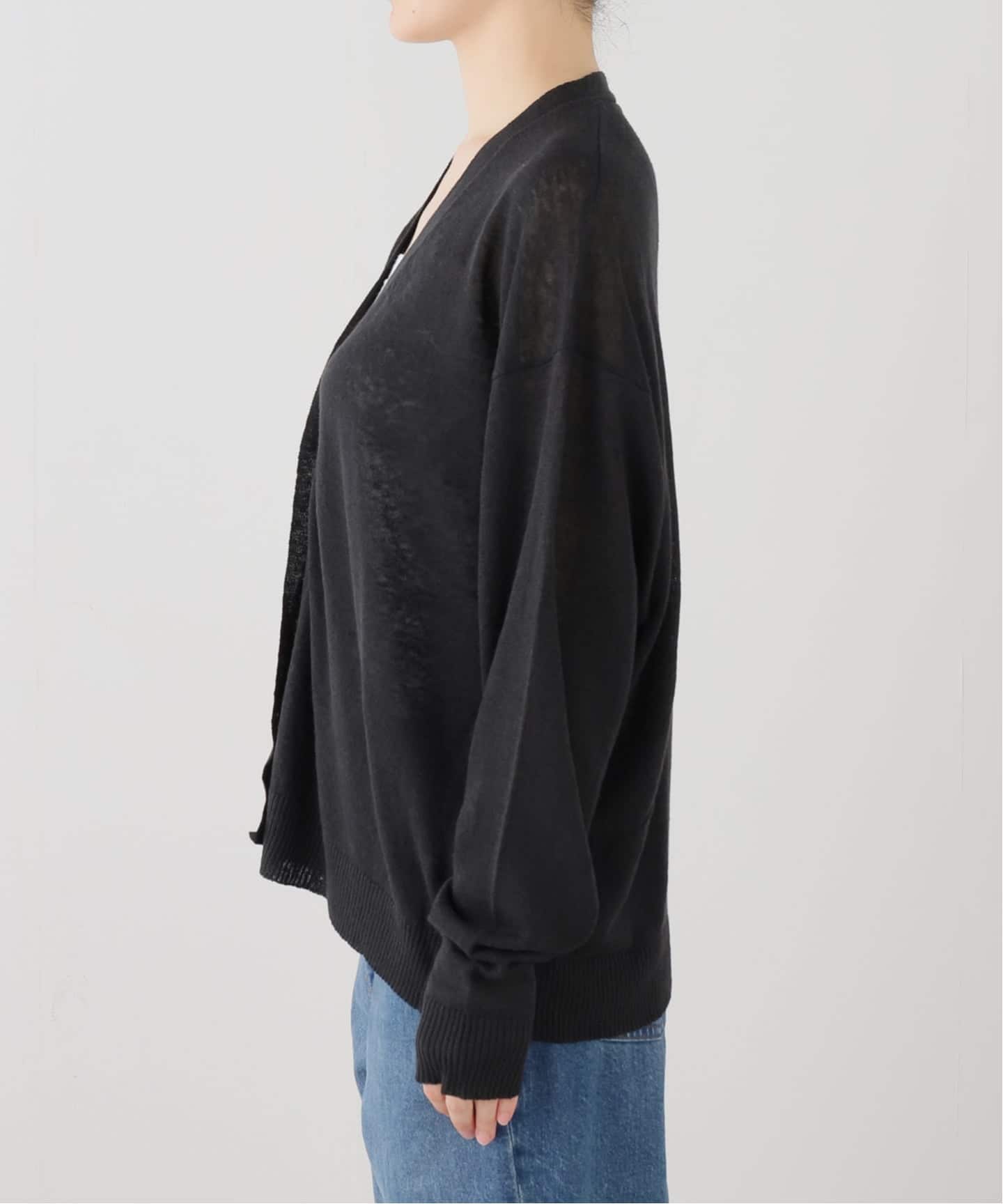 SOIL】LINEN/COTTON V-NECK CARDIGAN（カーディガン）｜journal
