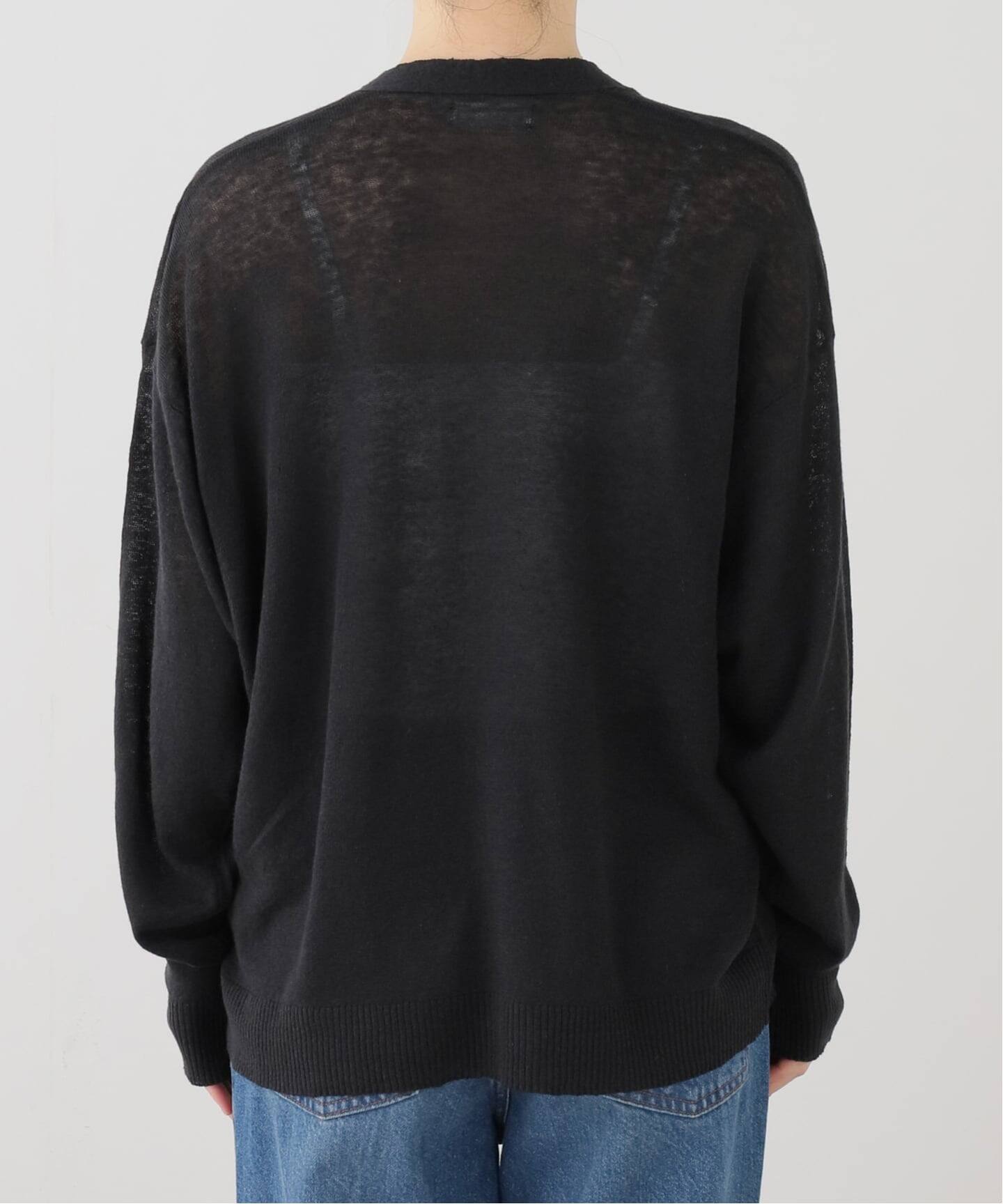 SOIL】LINEN/COTTON V-NECK CARDIGAN（カーディガン）｜journal