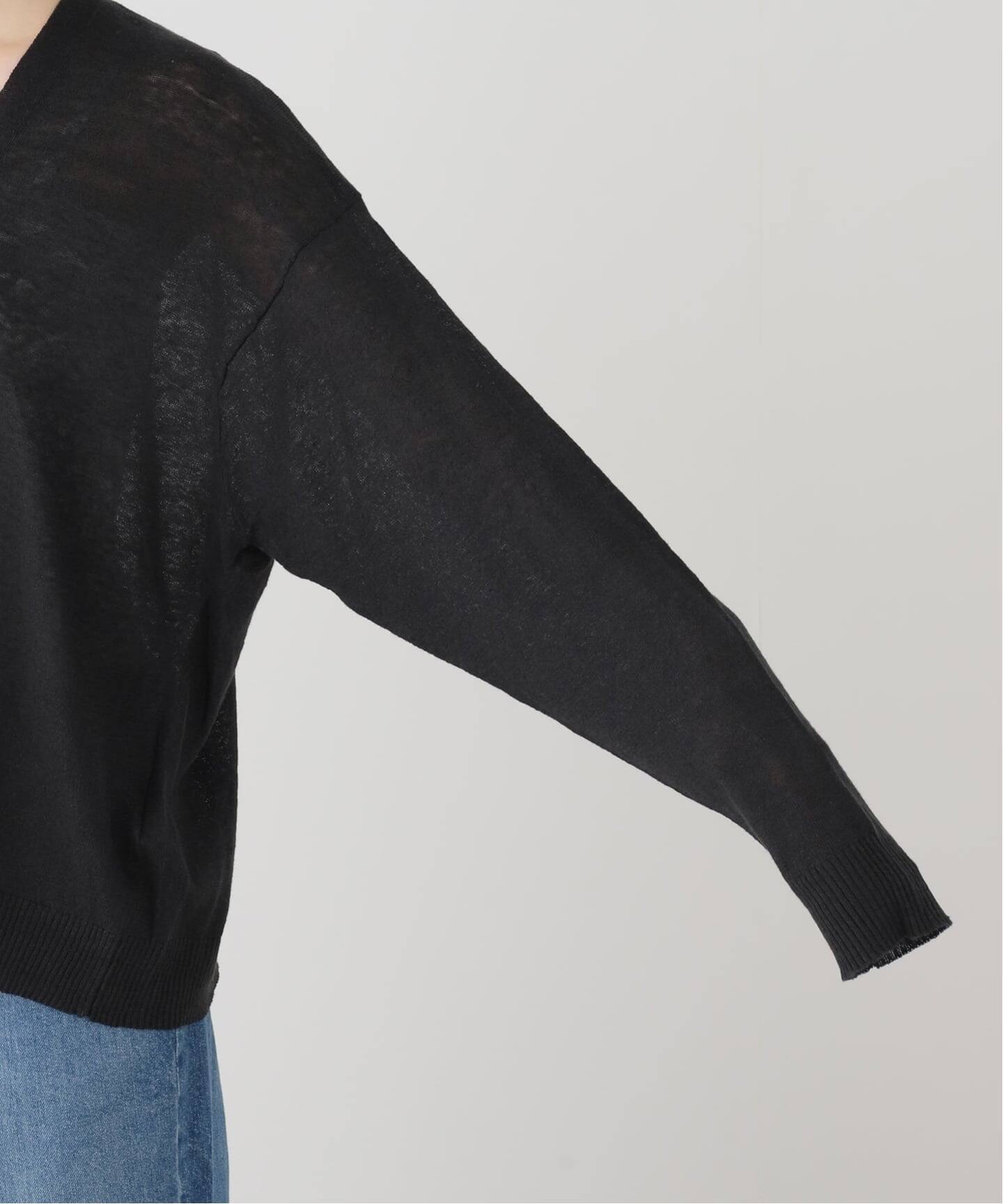 SOIL】LINEN/COTTON V-NECK CARDIGAN（カーディガン）｜journal