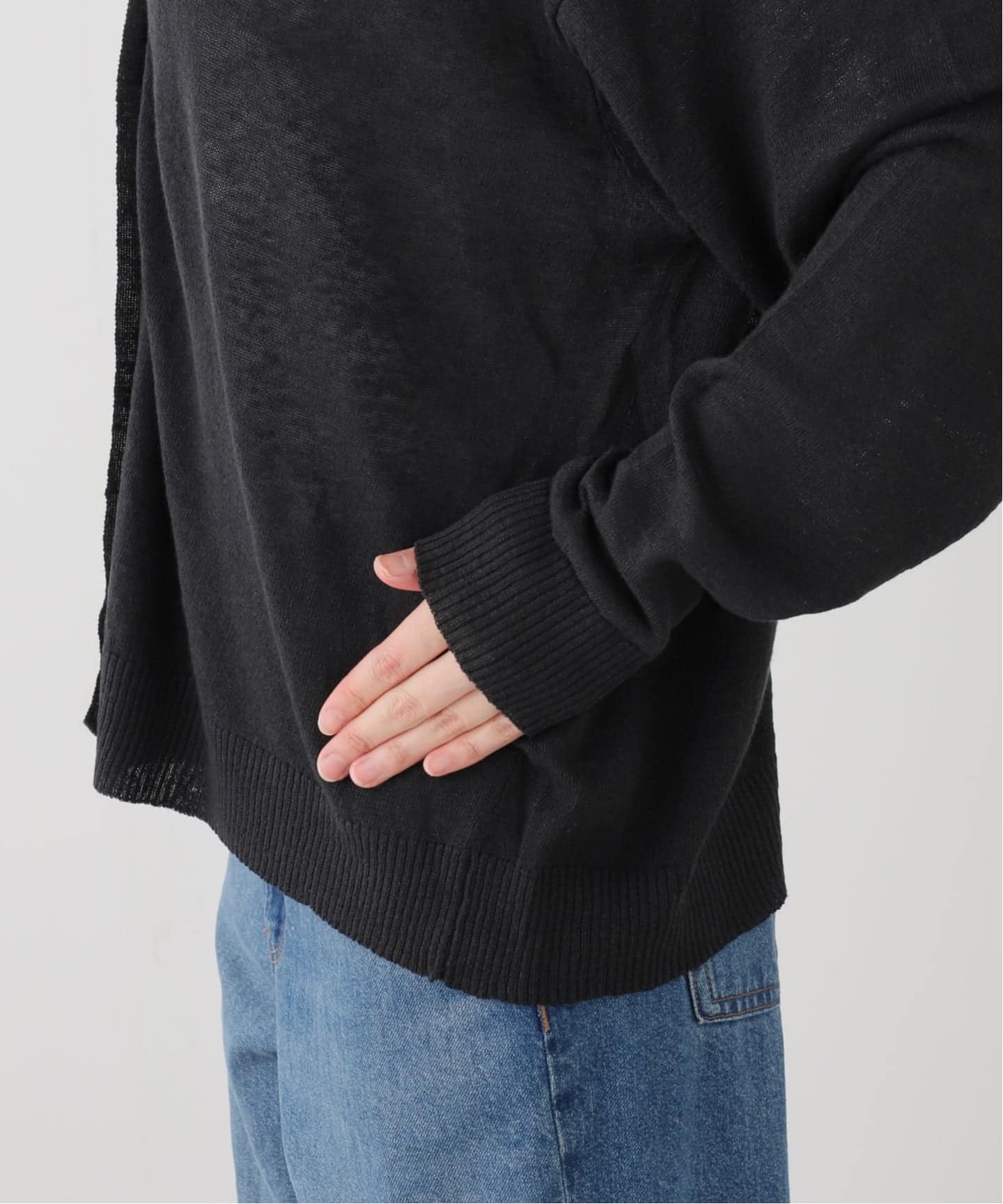 SOIL】LINEN/COTTON V-NECK CARDIGAN（カーディガン）｜journal